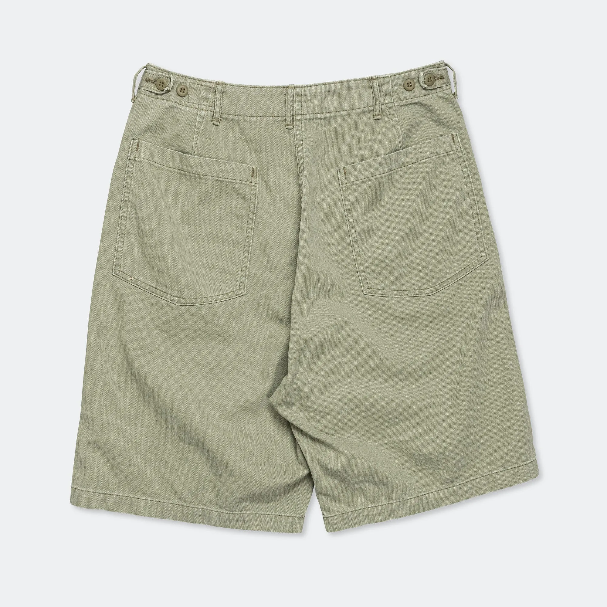 Summer Fatigue Shorts - Green petite size athletic clothing