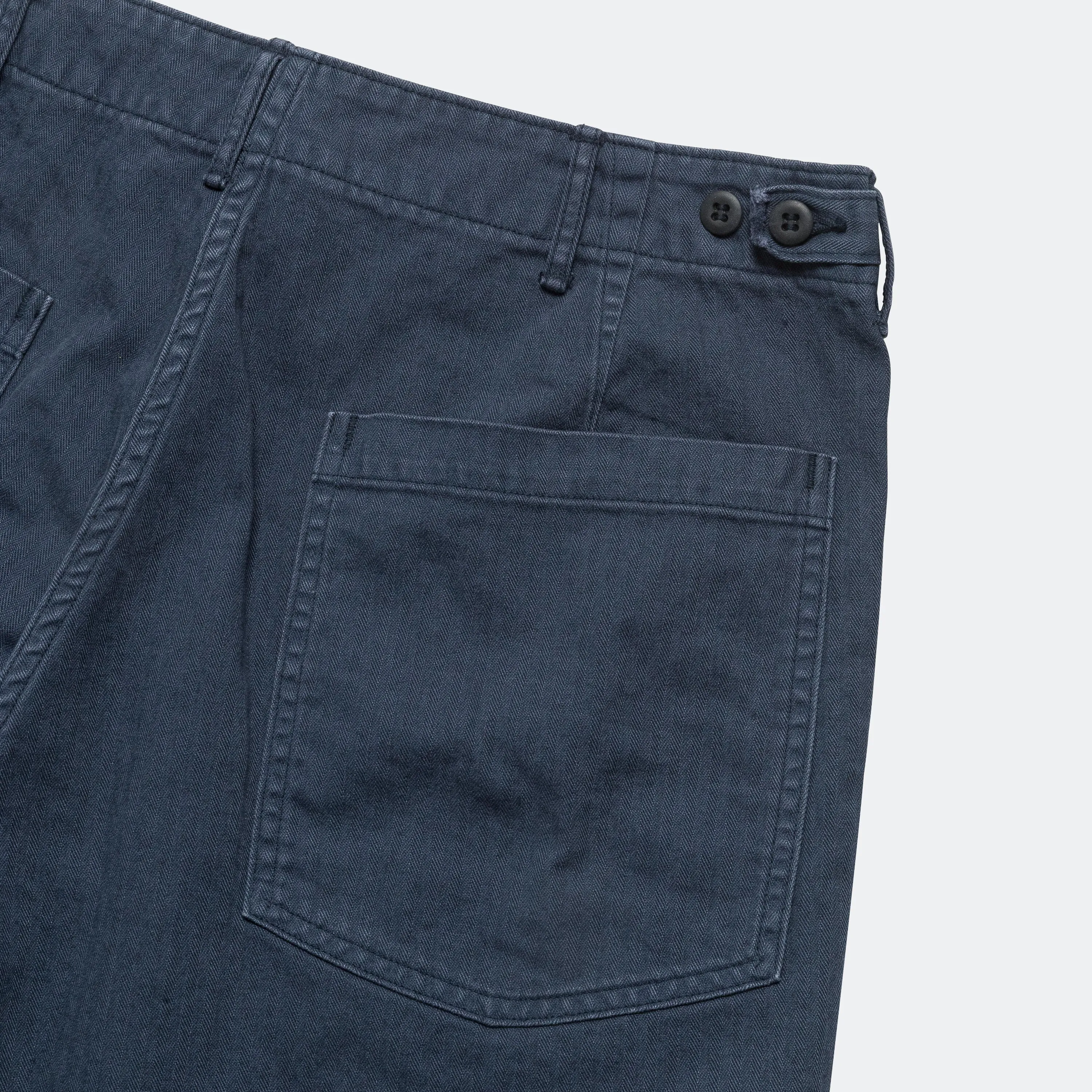 Summer Fatigue Shorts - Navy Flexible Gusset Flexible Stitching