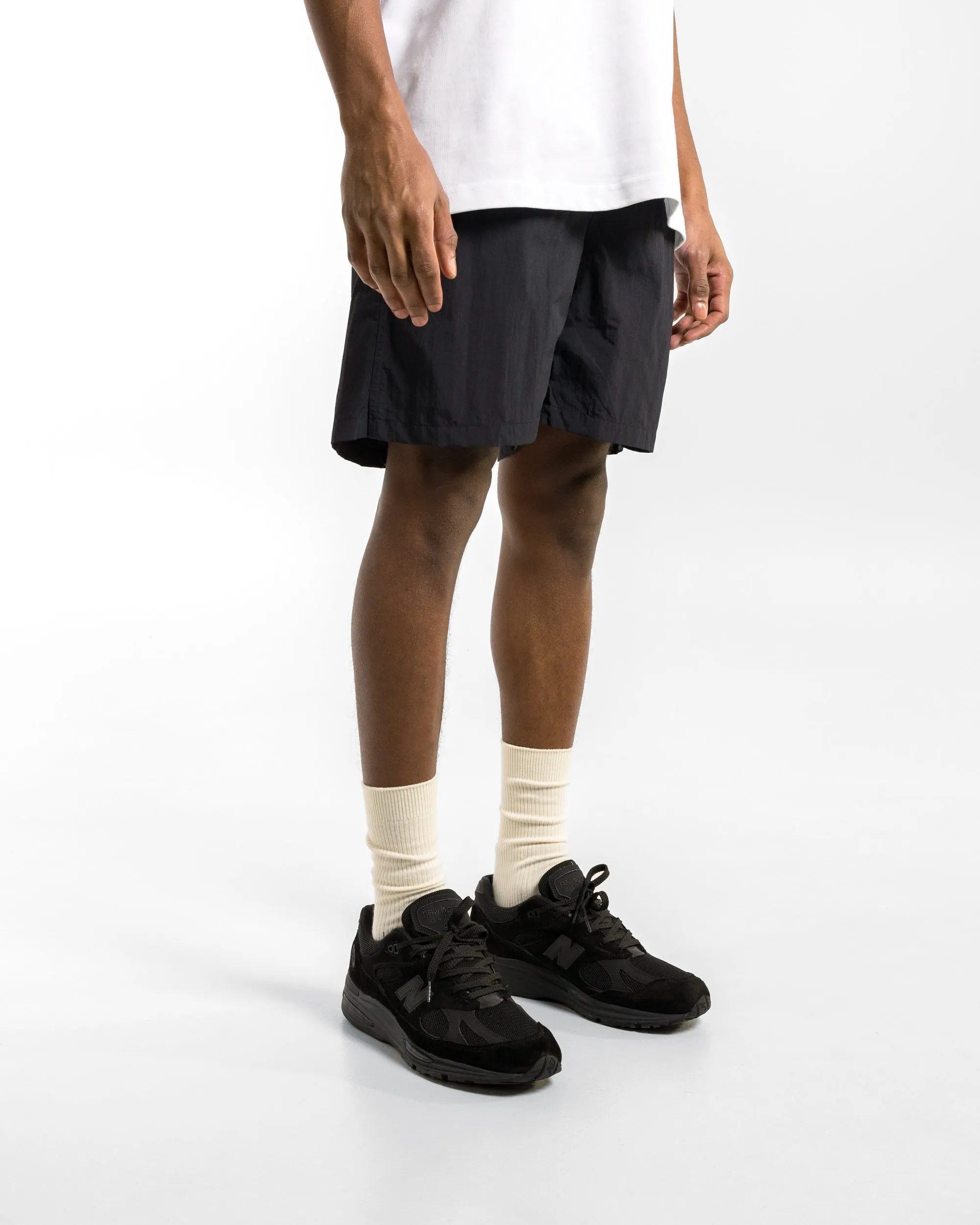 Hauge Recycled Nylon Swimmers - Dark Navy Wind Resistant Material