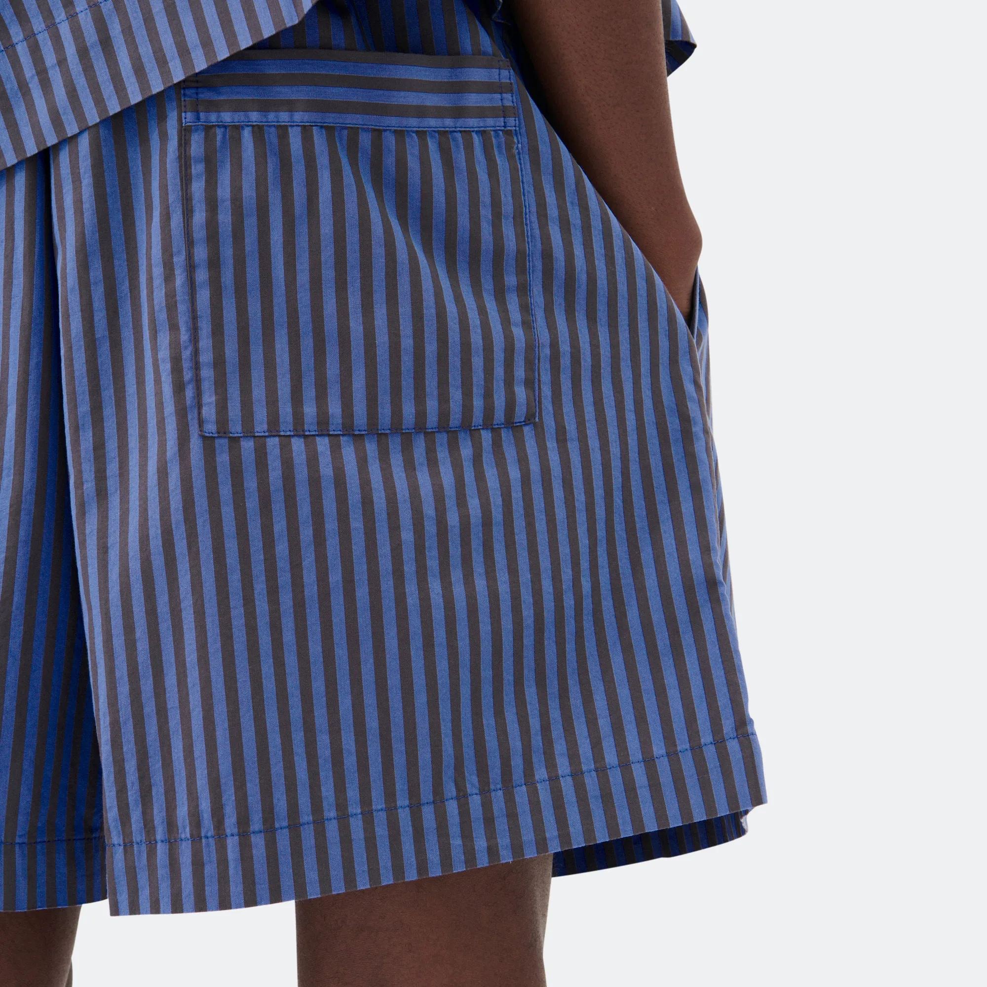 Pyjama Shorts - Verneuil Cotton Poplin Printed design