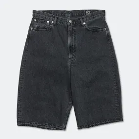 Super Dad Fit Shorts - Black Denim Stone Quick Adjust Fit