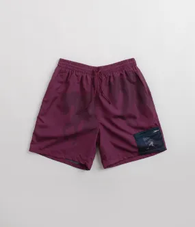 by Parra Short Horse Shorts - Tyrian Purple Secure Zipper Closure