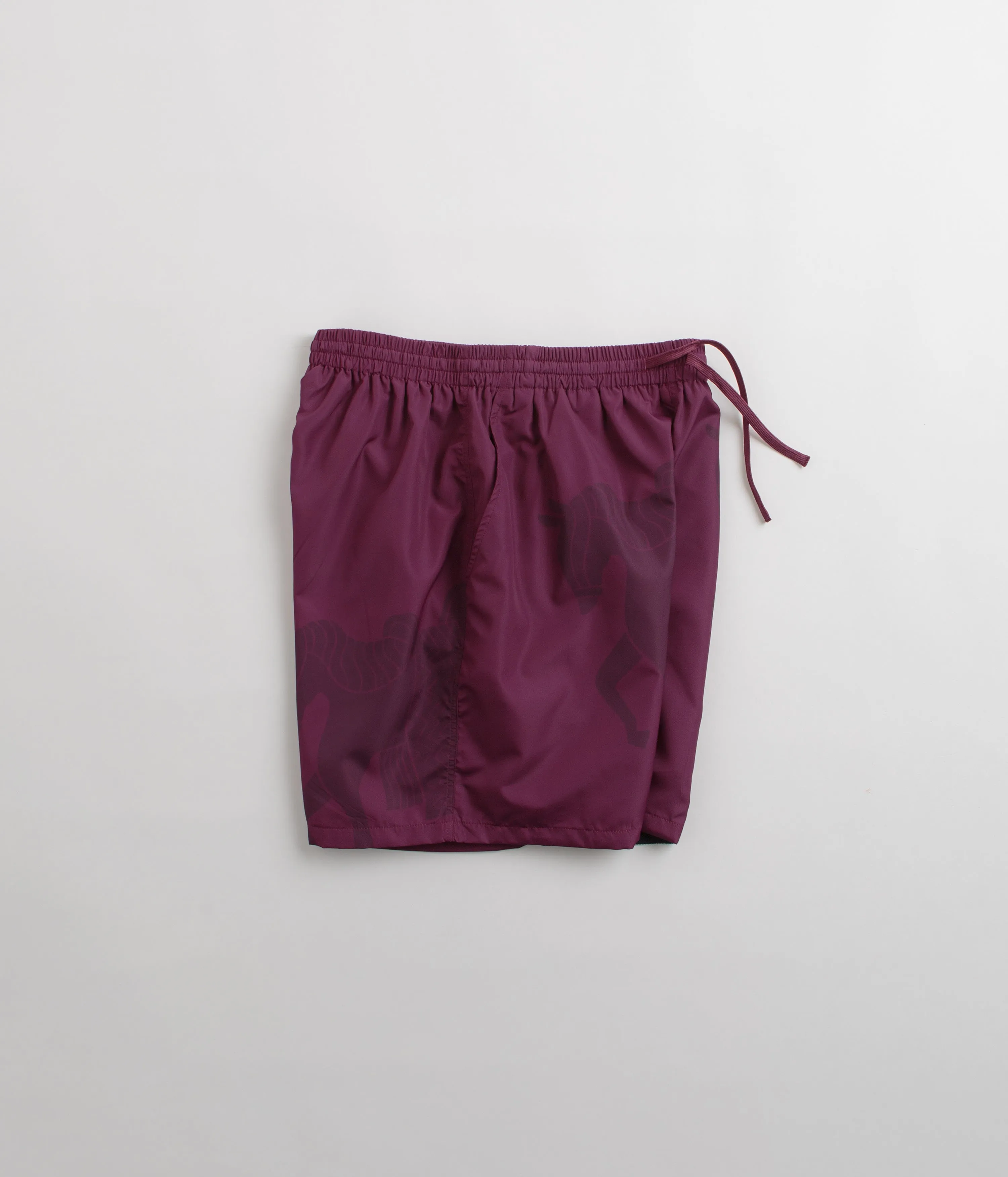 Non Cling Material Hassle free maintenance by Parra Short Horse Shorts - Tyrian Purple