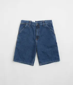 Carhartt Single Knee Shorts - Stone Washed Blue Classic Vibe