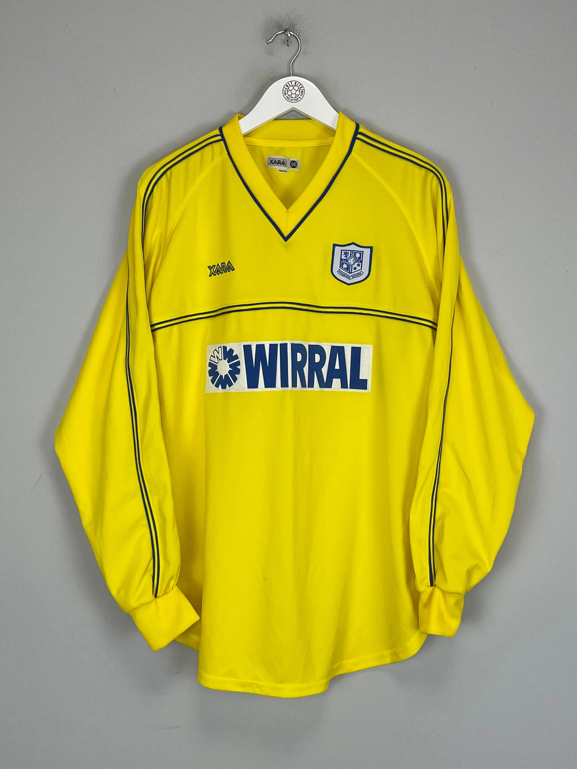 2002/04 TRANMERE ROVERS L/S AWAY SHIRT (XL) XARA Every Move Hypoallergenic Processing