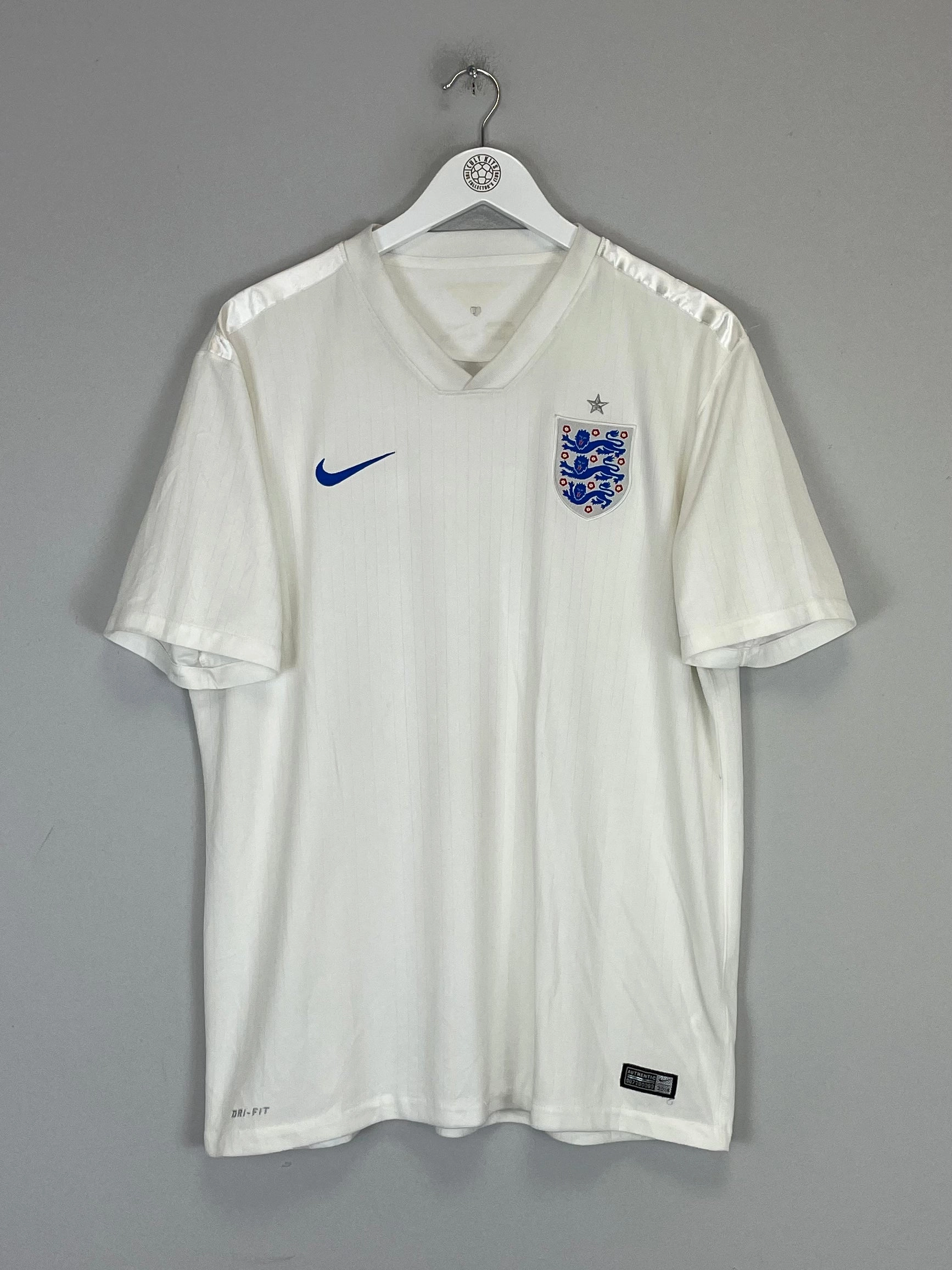 2015/16 ENGLAND HOME SHIRT (XL) NIKE Core Feel Non Slip Hem