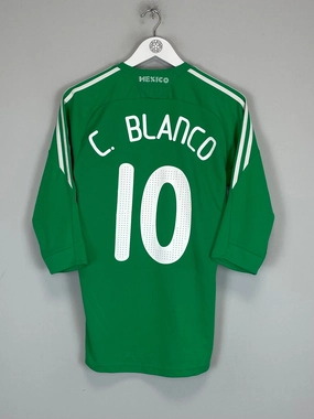 Weightless Layer 2008/09 MEXICO BLANCO #10 HOME SHIRT (S) ADIDAS