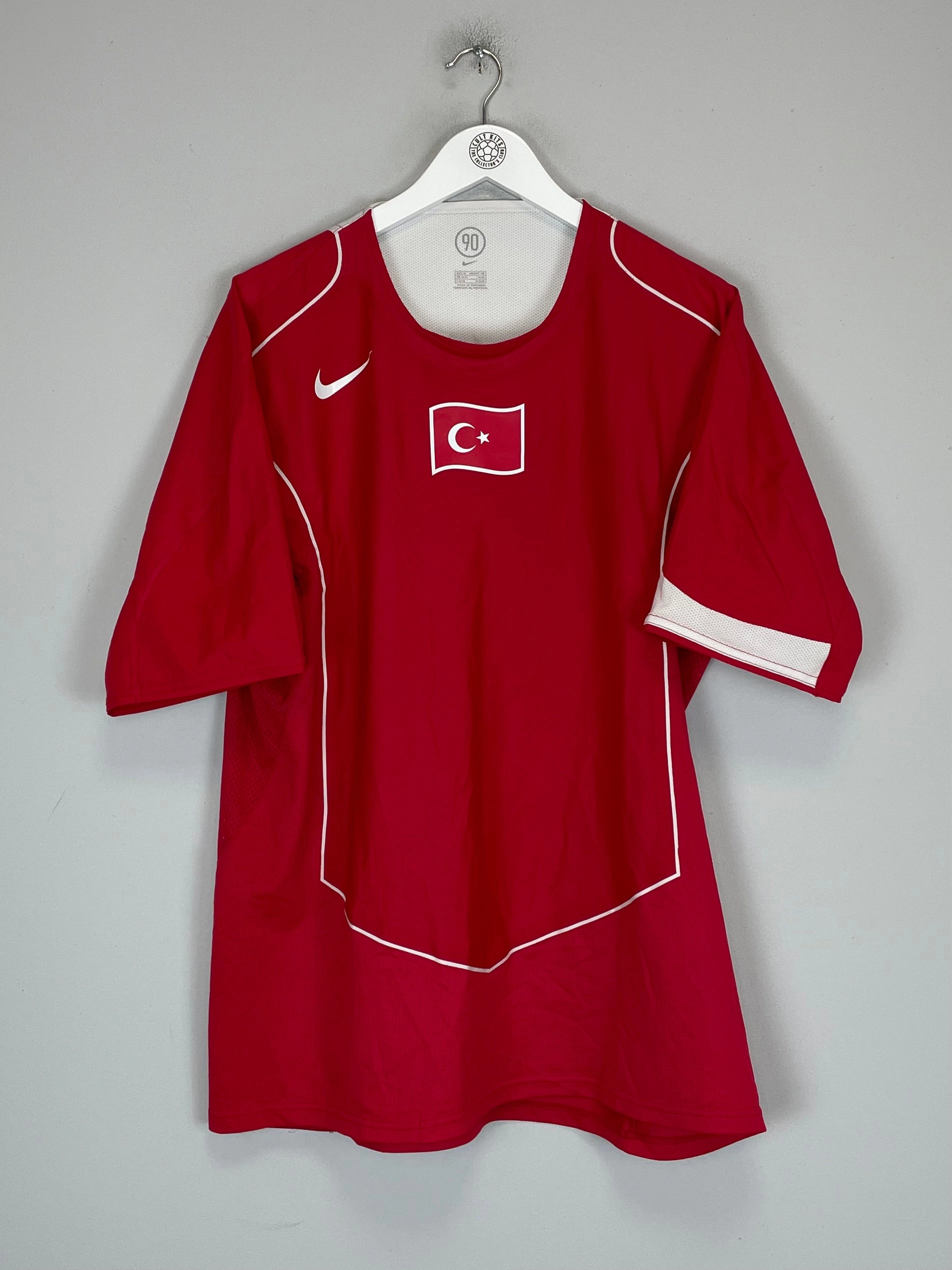 Lightweight Core Spacing Minimal Design 2004/06 TURKEY HOME SHIRT (XL) NIKE