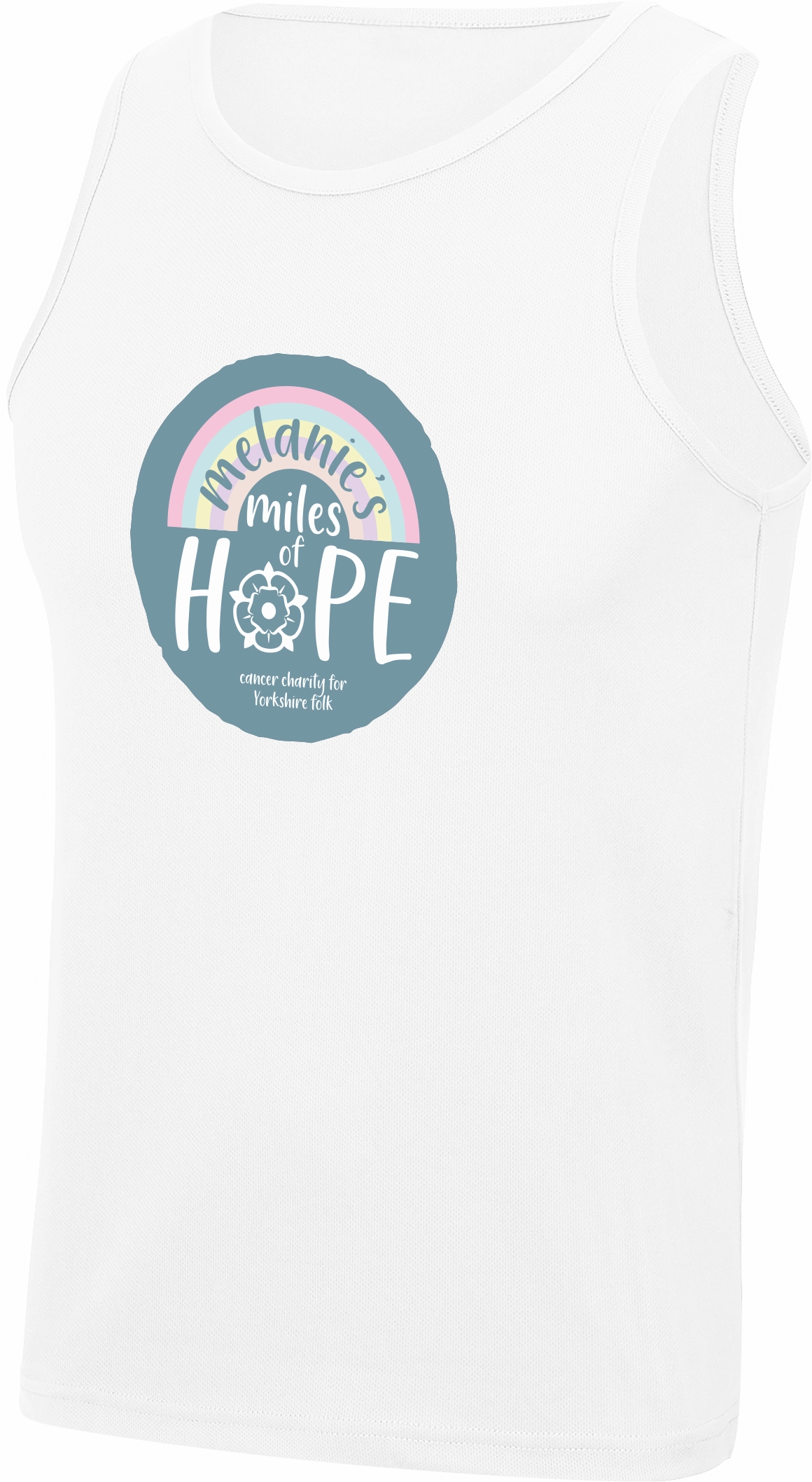 Melanie's Miles Of Hope Unisex Vest - White Heritage - preserving pilots