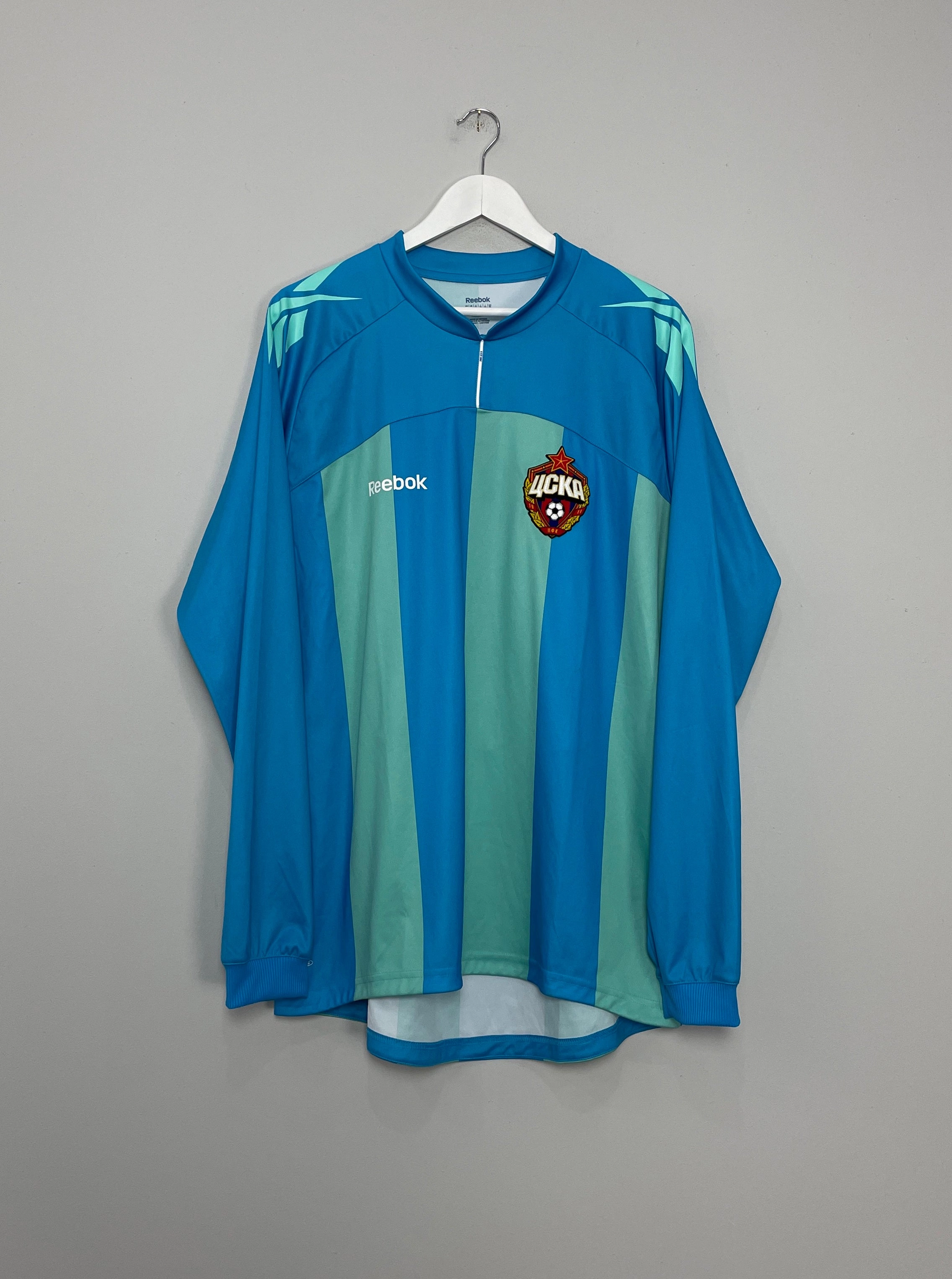 2011/12 CSKA MOSCOW L/S THIRD SHIRT (XL) REEBOK Yarn Dyed Fabric