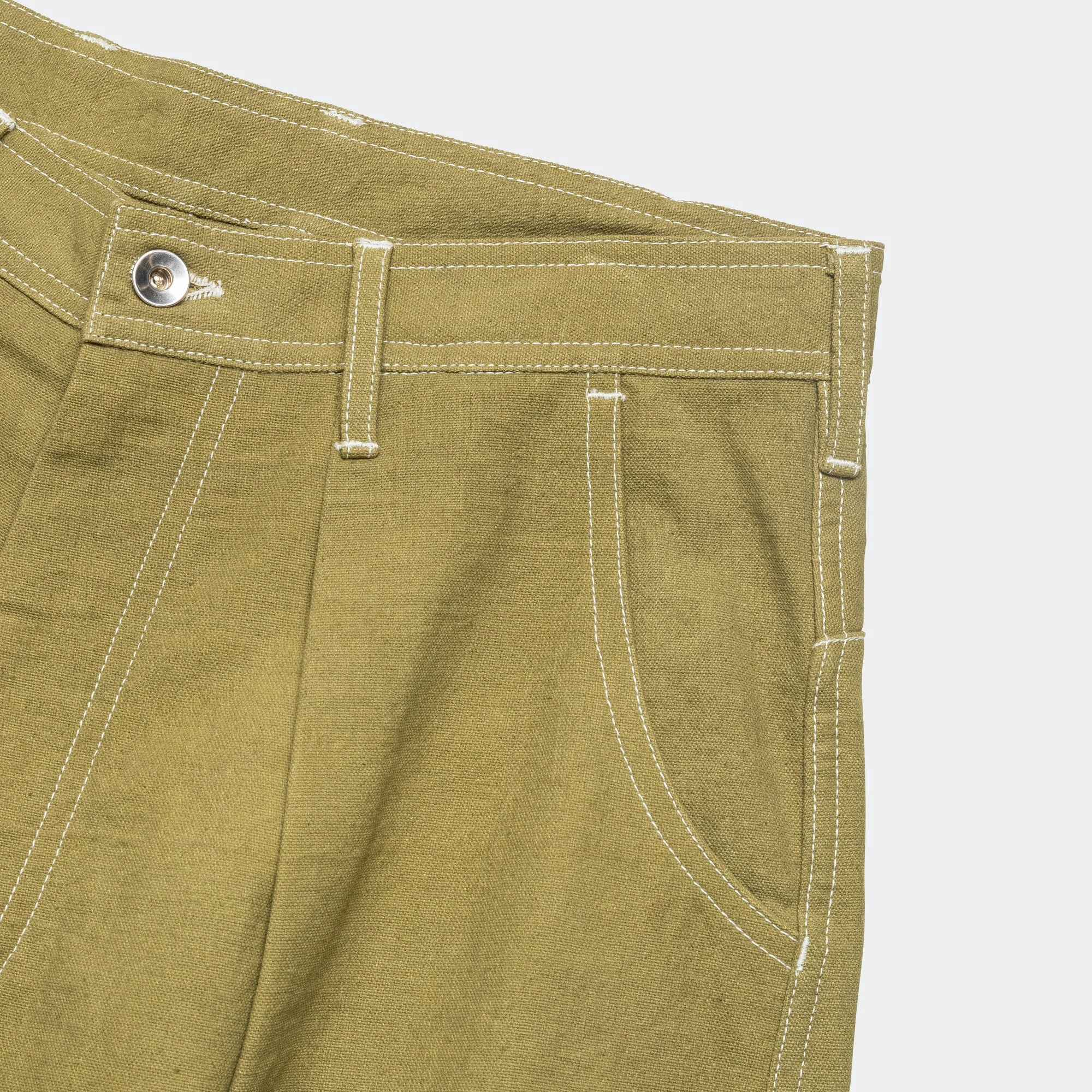 Trendy Fit Sporty Layer Fenn Trousers - Canvas Olive Wonky-Wear