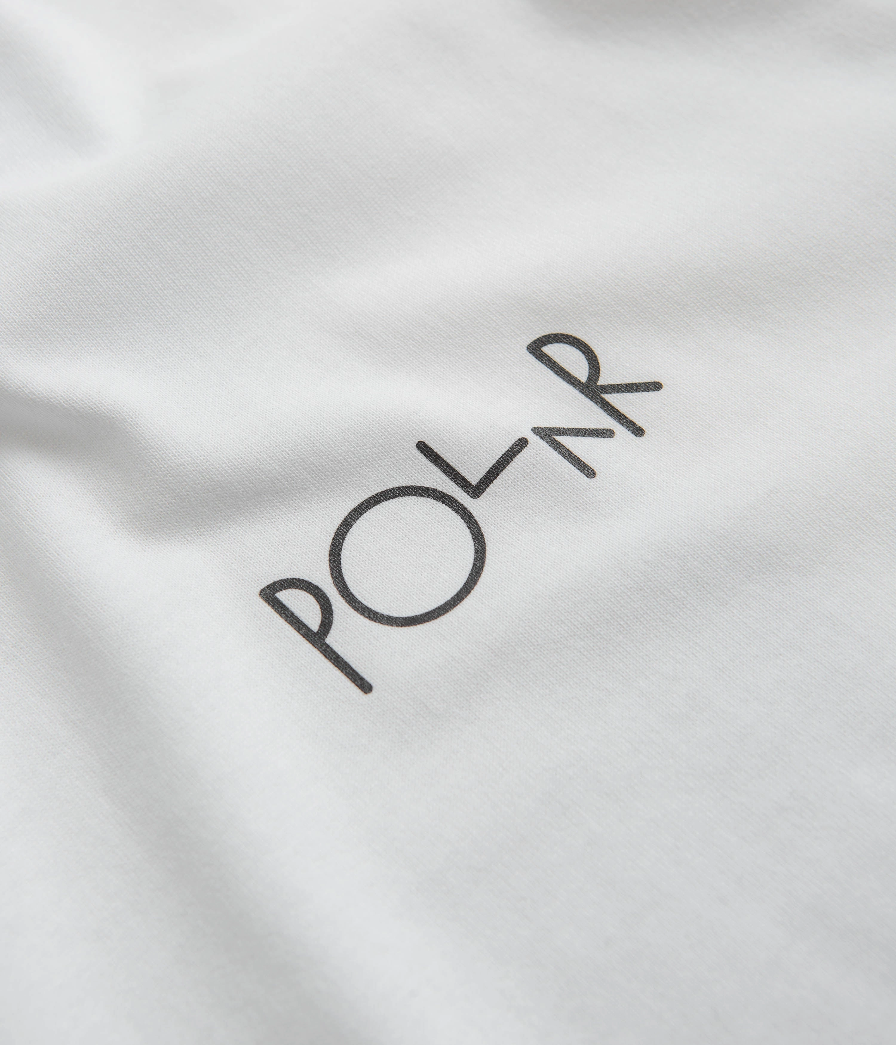 Polar Fill Logo T-Shirt - White / Black light layering