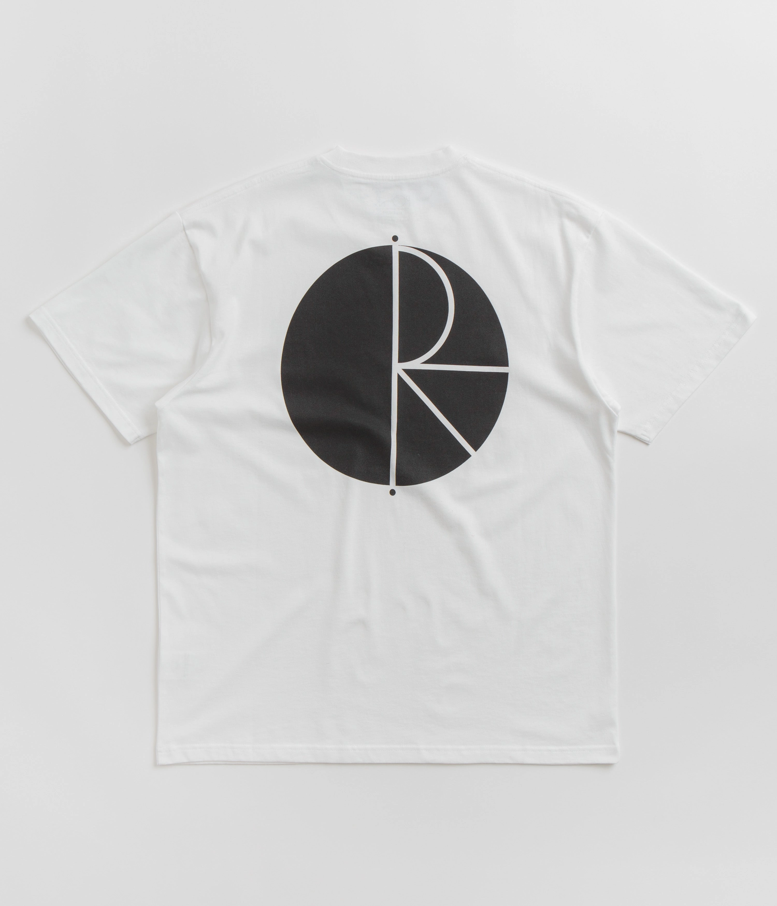 Polar Fill Logo T-Shirt - White / Black RecycledBlend