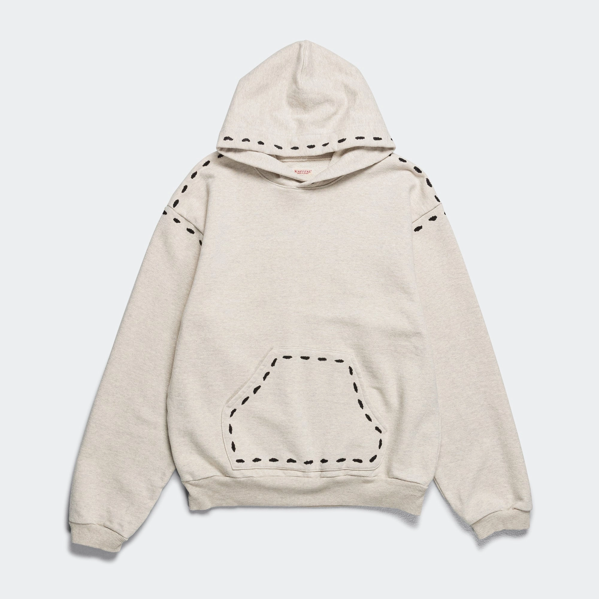 birthday wear Outdoor Chic SWT Knit MARIONETTE Hoodie - Ecru