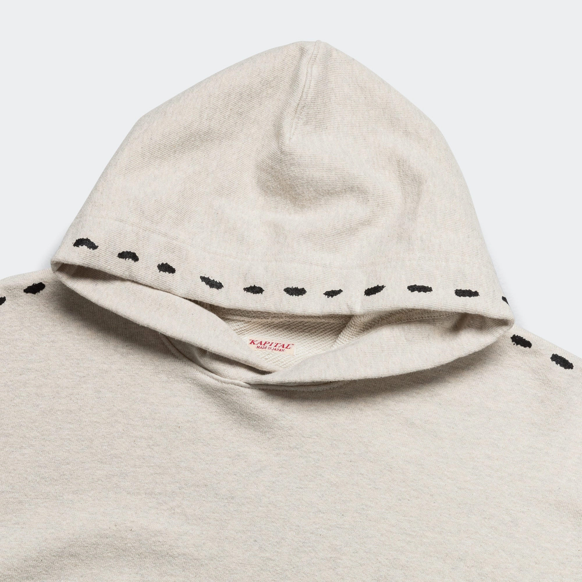 product stock Winter Wear SWT Knit MARIONETTE Hoodie - Ecru