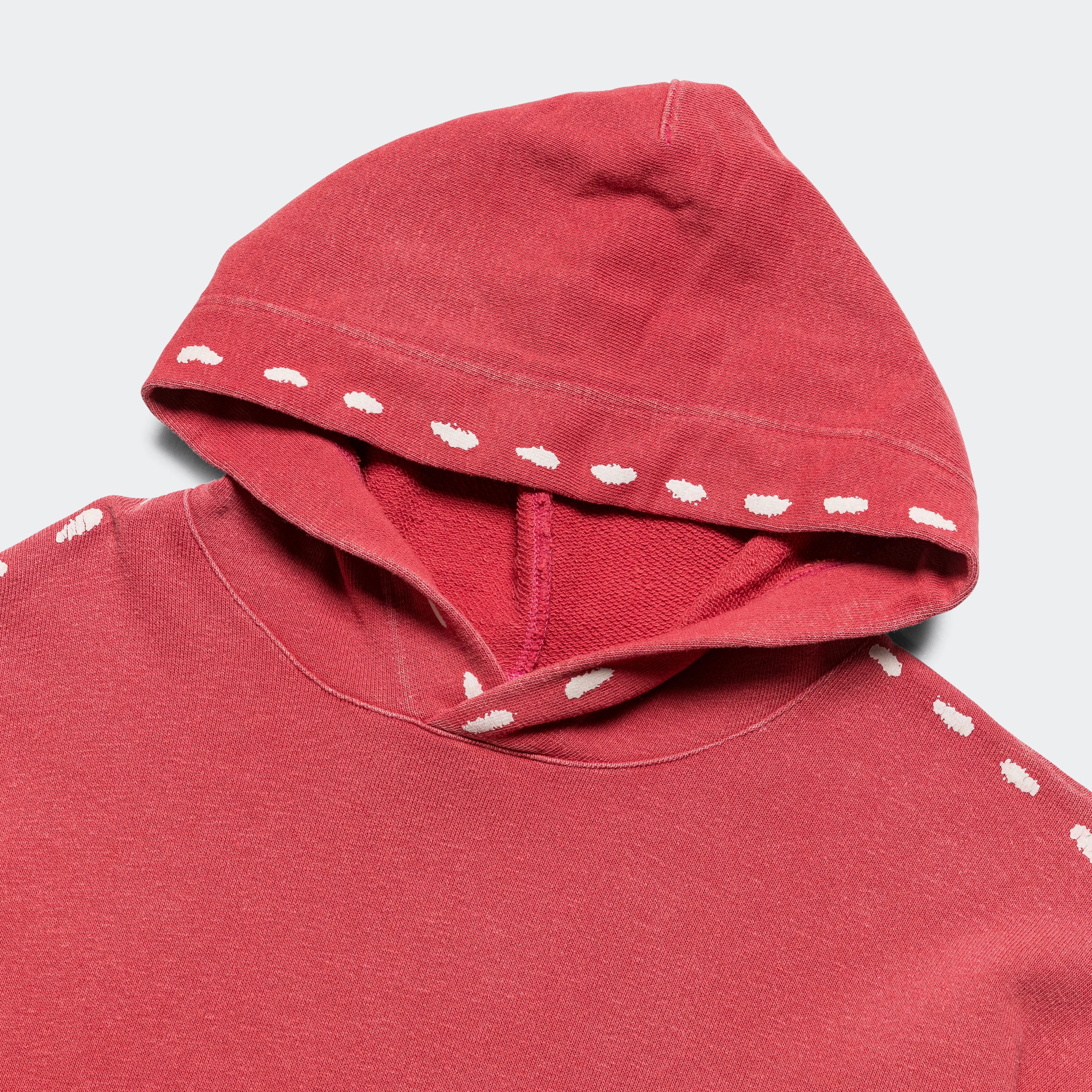 Streetwear vibe SWT Knit MARIONETTE Hoodie(PRO) - FADE RED