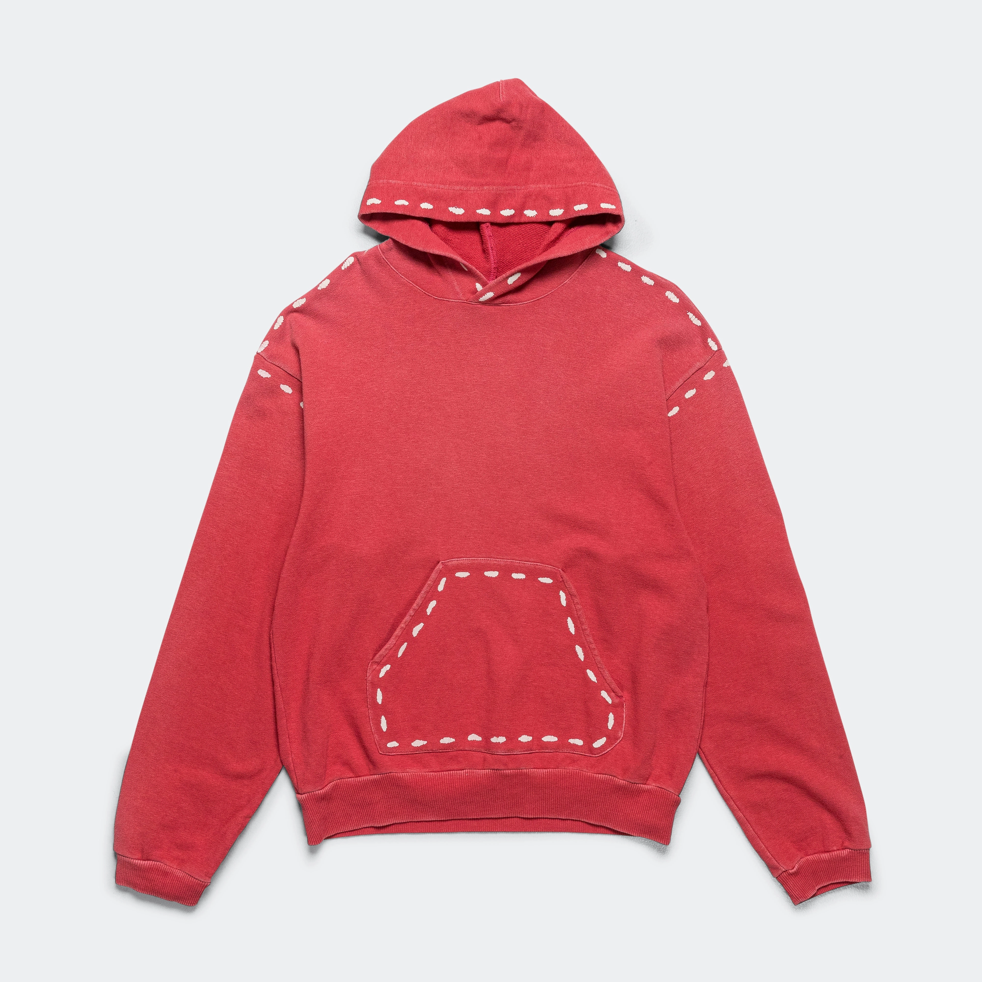 Youthful Vibe running suitable SWT Knit MARIONETTE Hoodie(PRO) - FADE RED