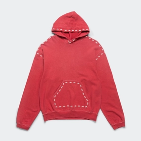 Youthful Vibe running suitable SWT Knit MARIONETTE Hoodie(PRO) - FADE RED