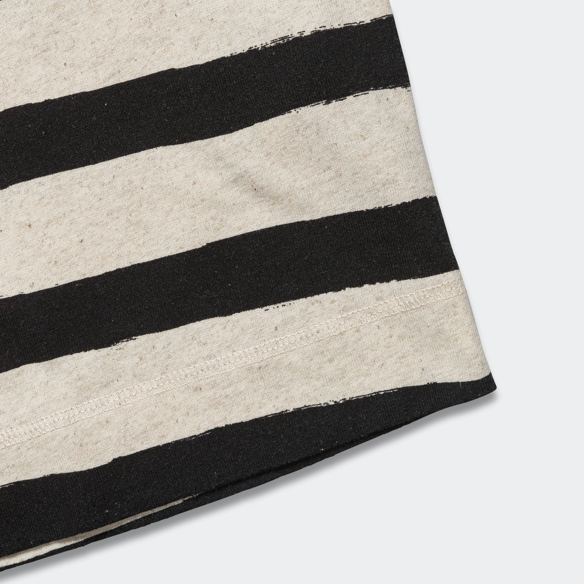 T-Shape Matelot - Cotton Hemp Jersey Natural/Black Sleek Fit