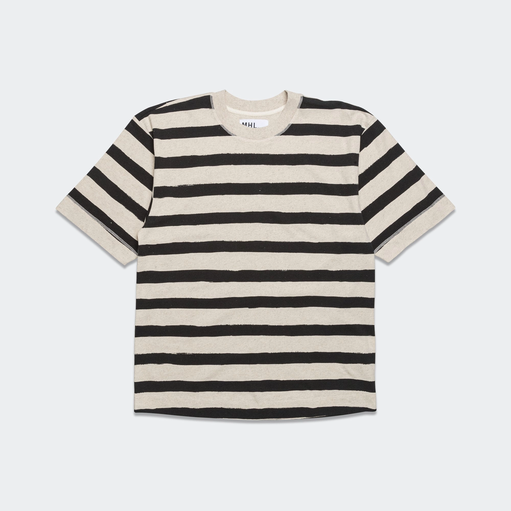T-Shape Matelot - Cotton Hemp Jersey Natural/Black Comfy Layering