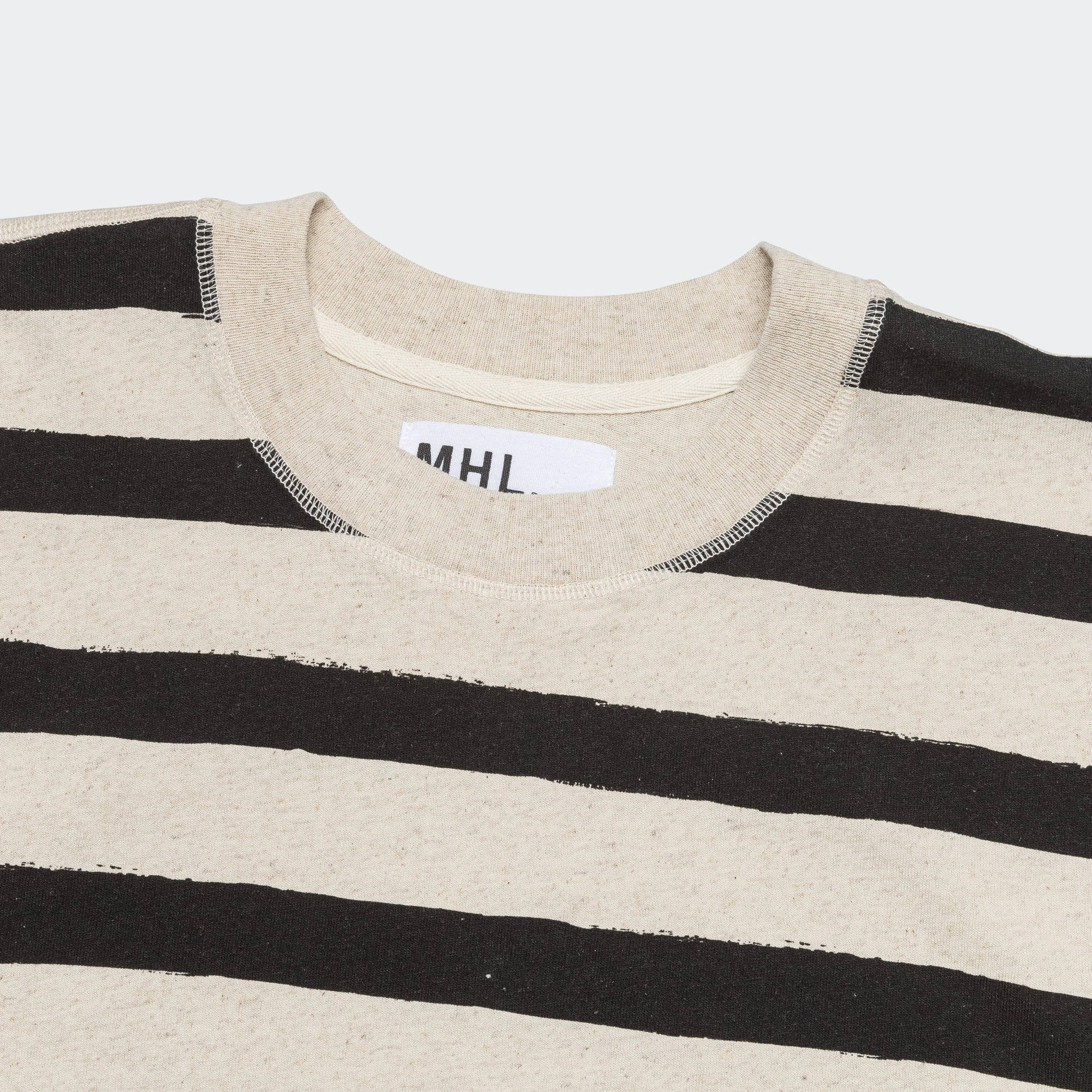 Chilly Layer T-Shape Matelot - Cotton Hemp Jersey Natural/Black