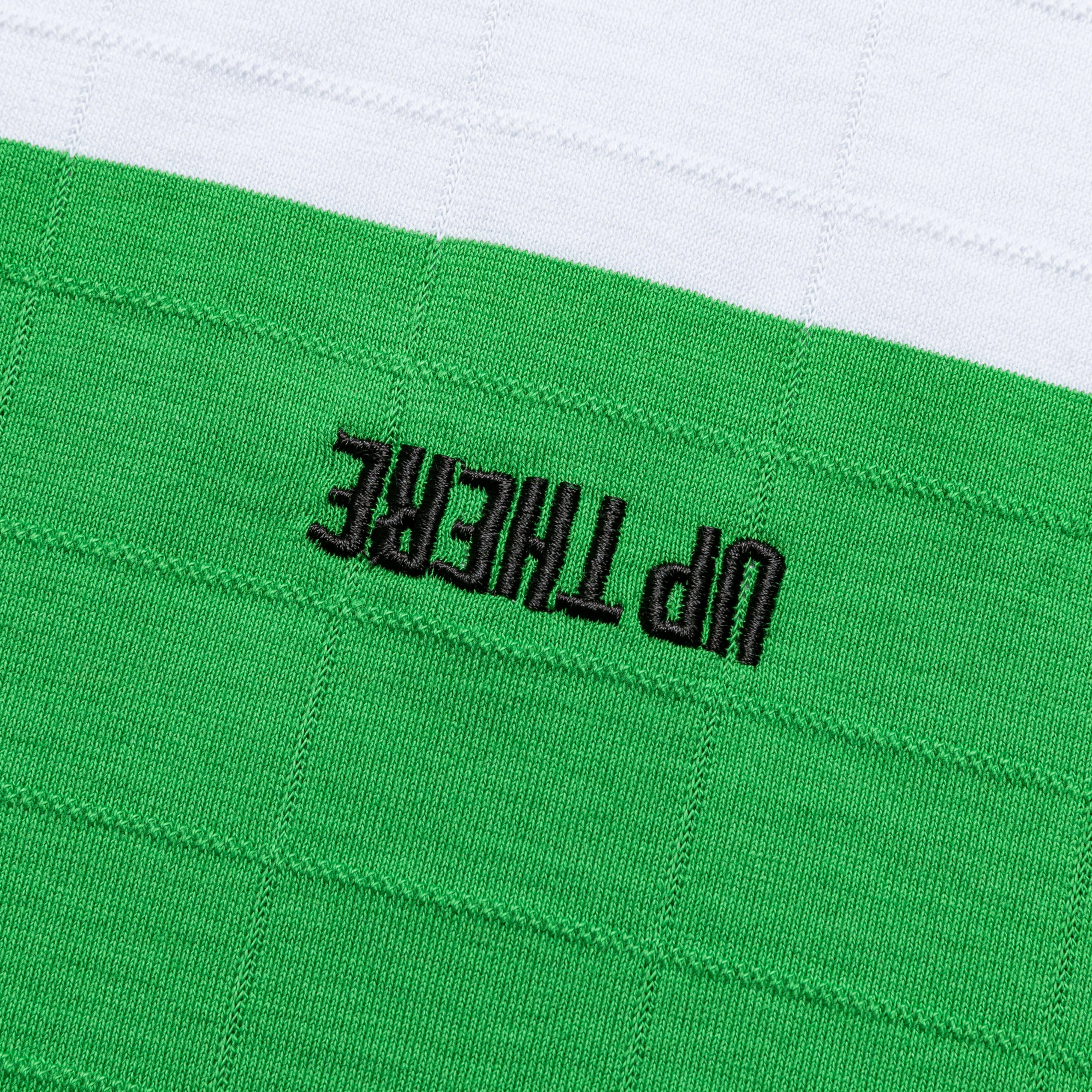 T-Shirt x UP THERE - White/Fern Green Cozy Essentials