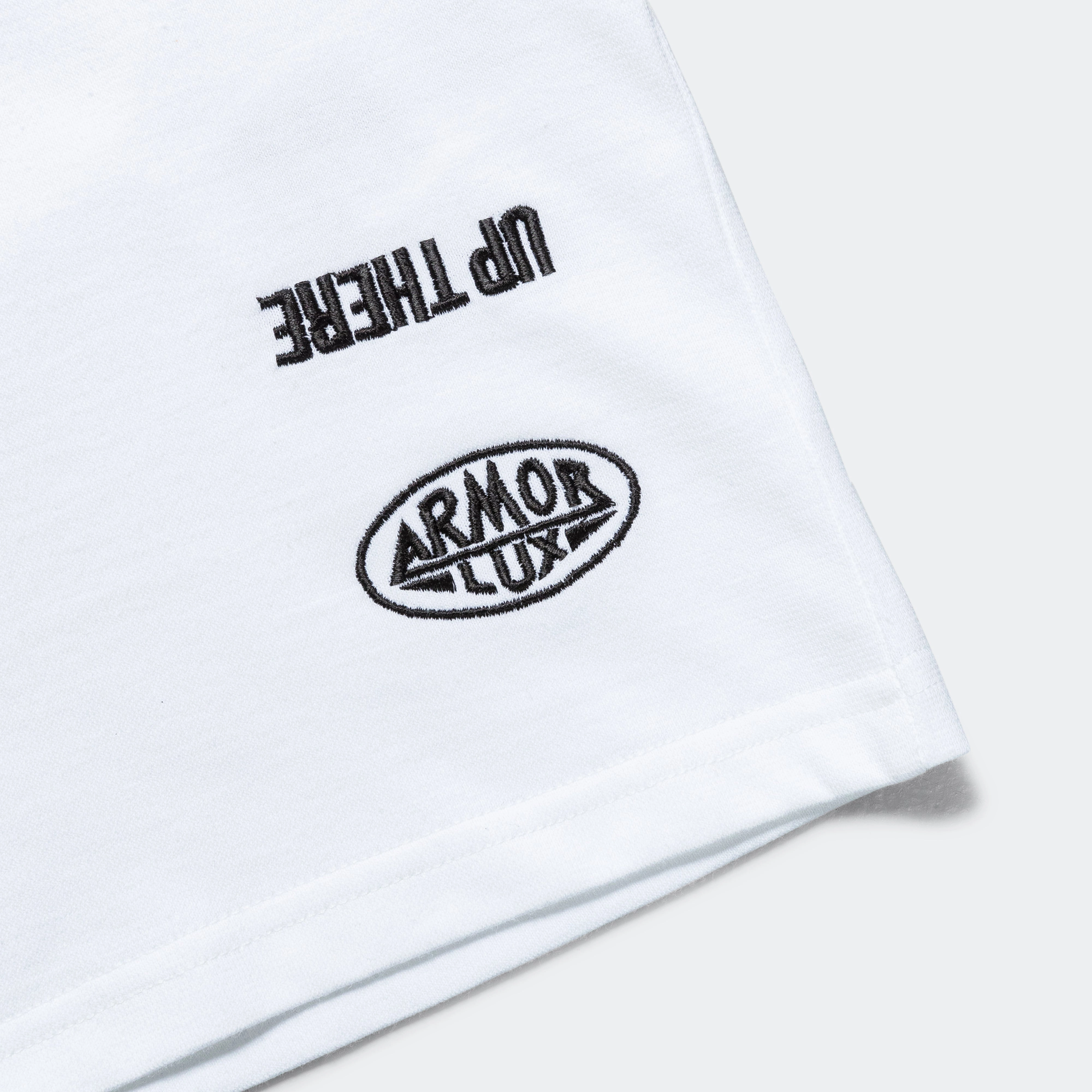 T-Shirt x UP THERE - White Brushed Interior Lining