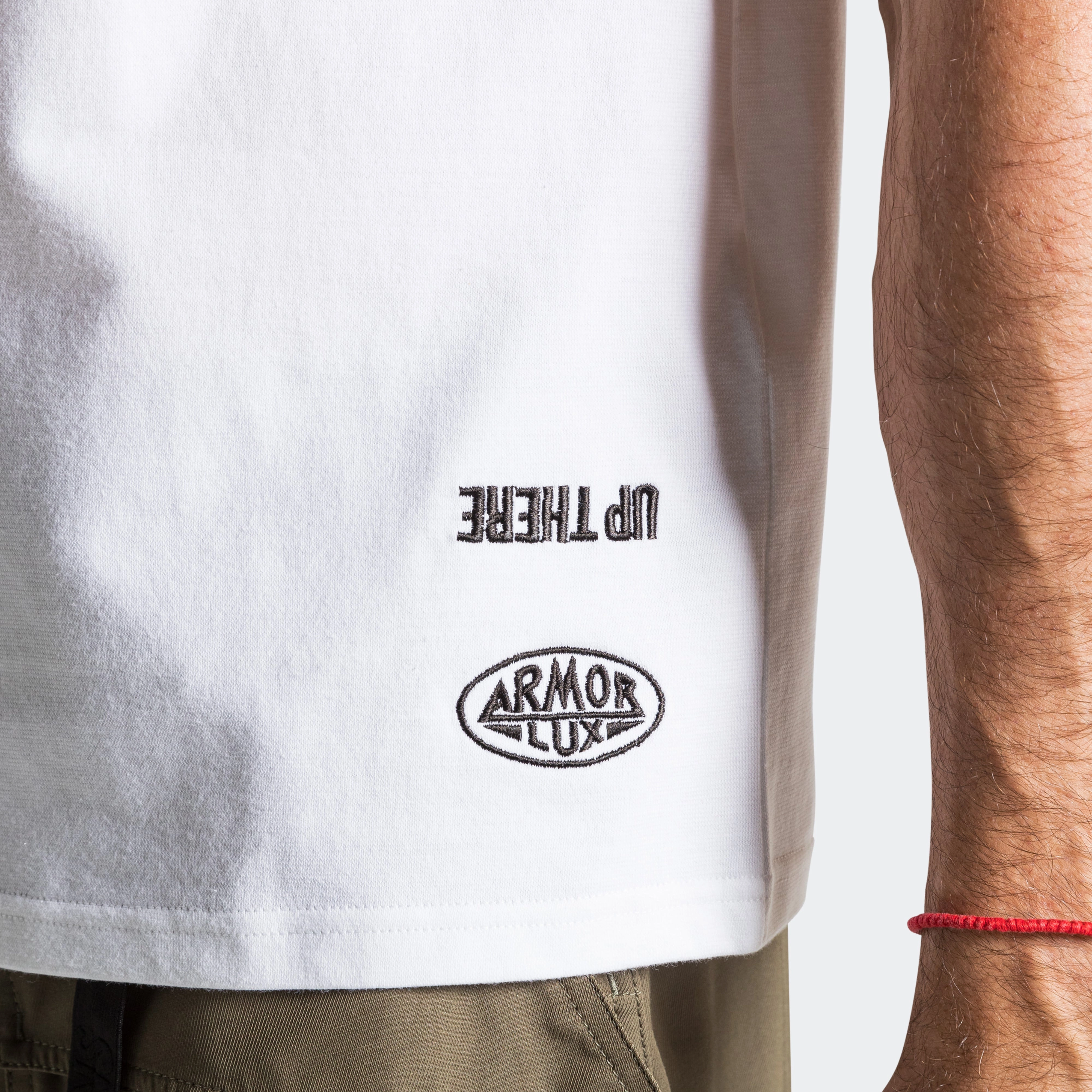 Printed uniqueness Sporty Vibe T-Shirt x UP THERE - White