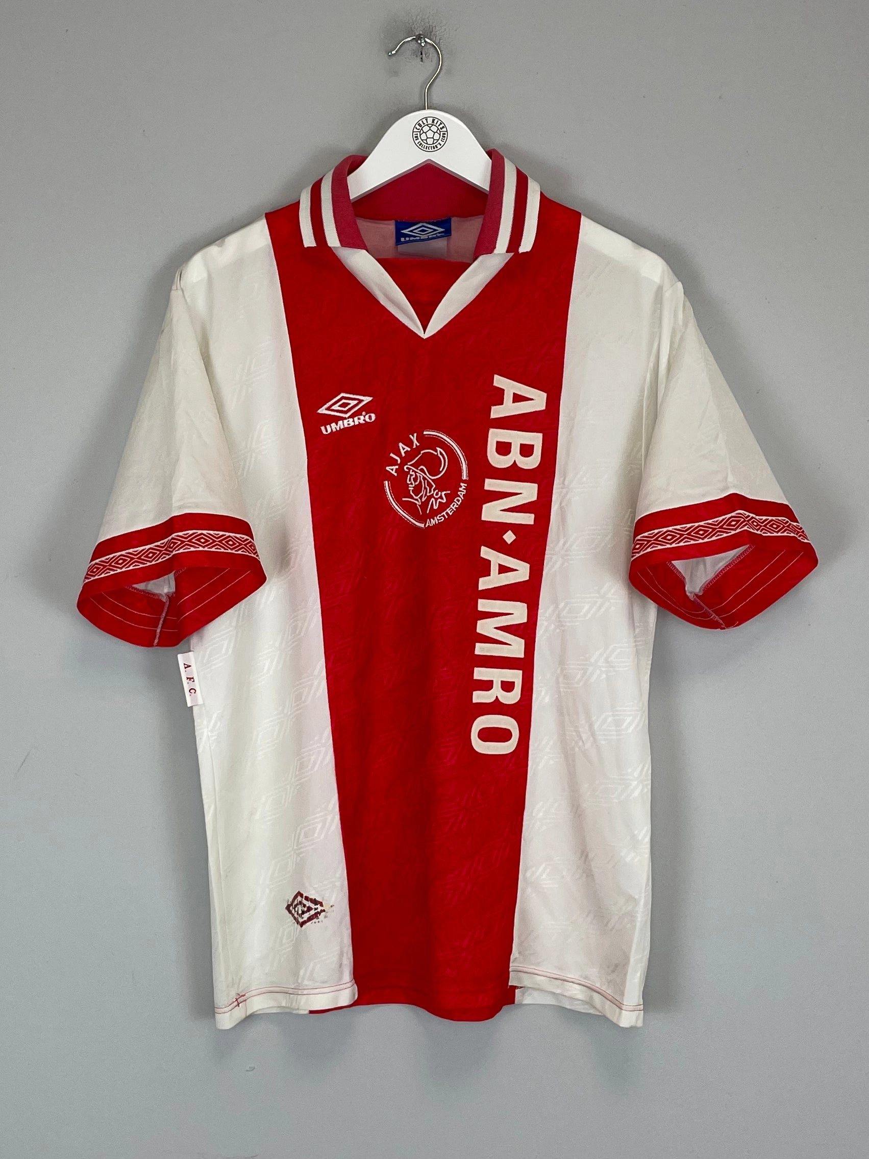 1994/95 AJAX HOME SHIRT (L) UMBRO Non Irritating Tags