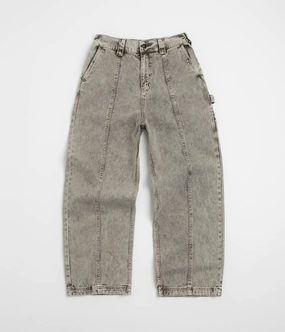 Bold Design Poetic Collective Split Pants - Grey Denim Wash
