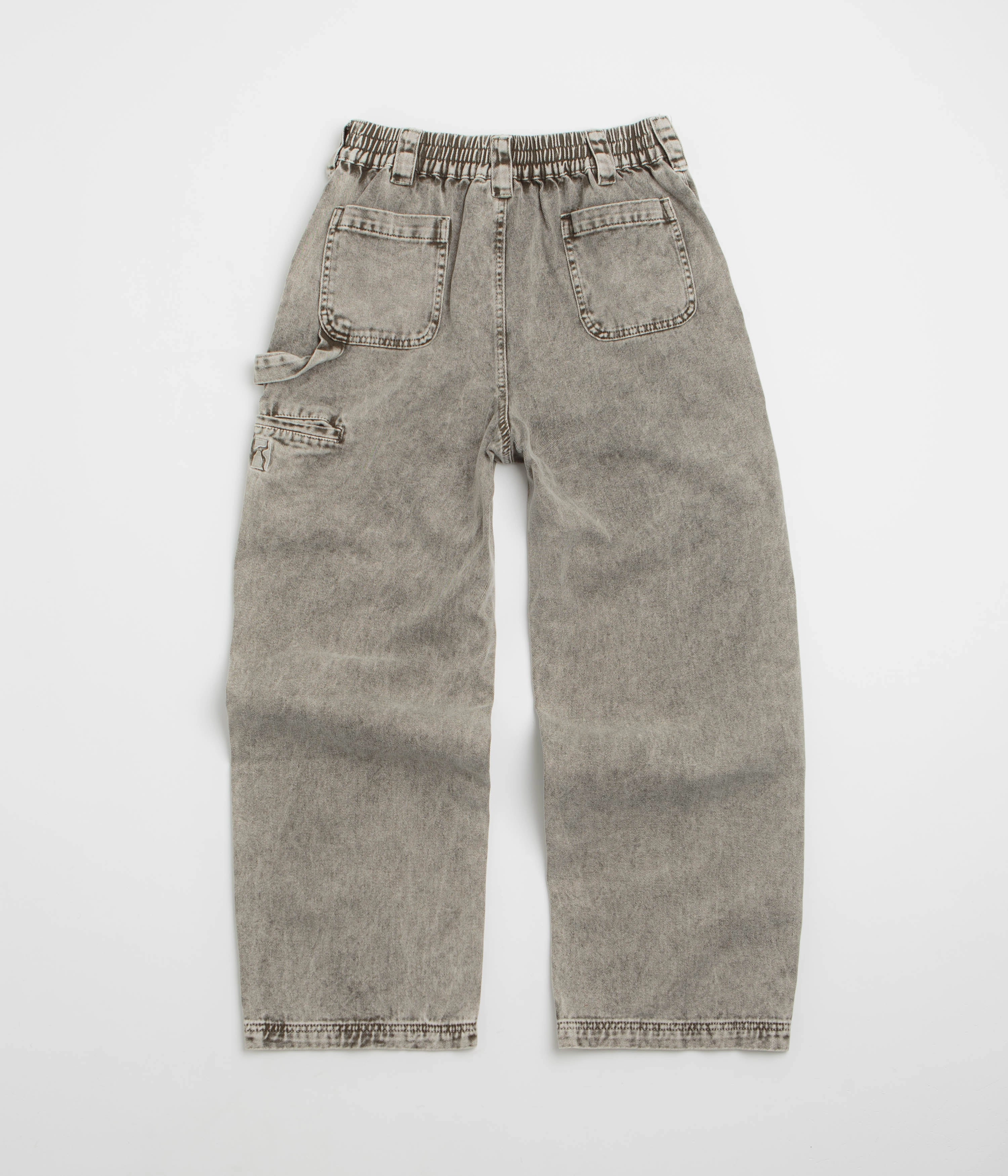 FlexFoamPadding Poetic Collective Split Pants - Grey Denim Wash