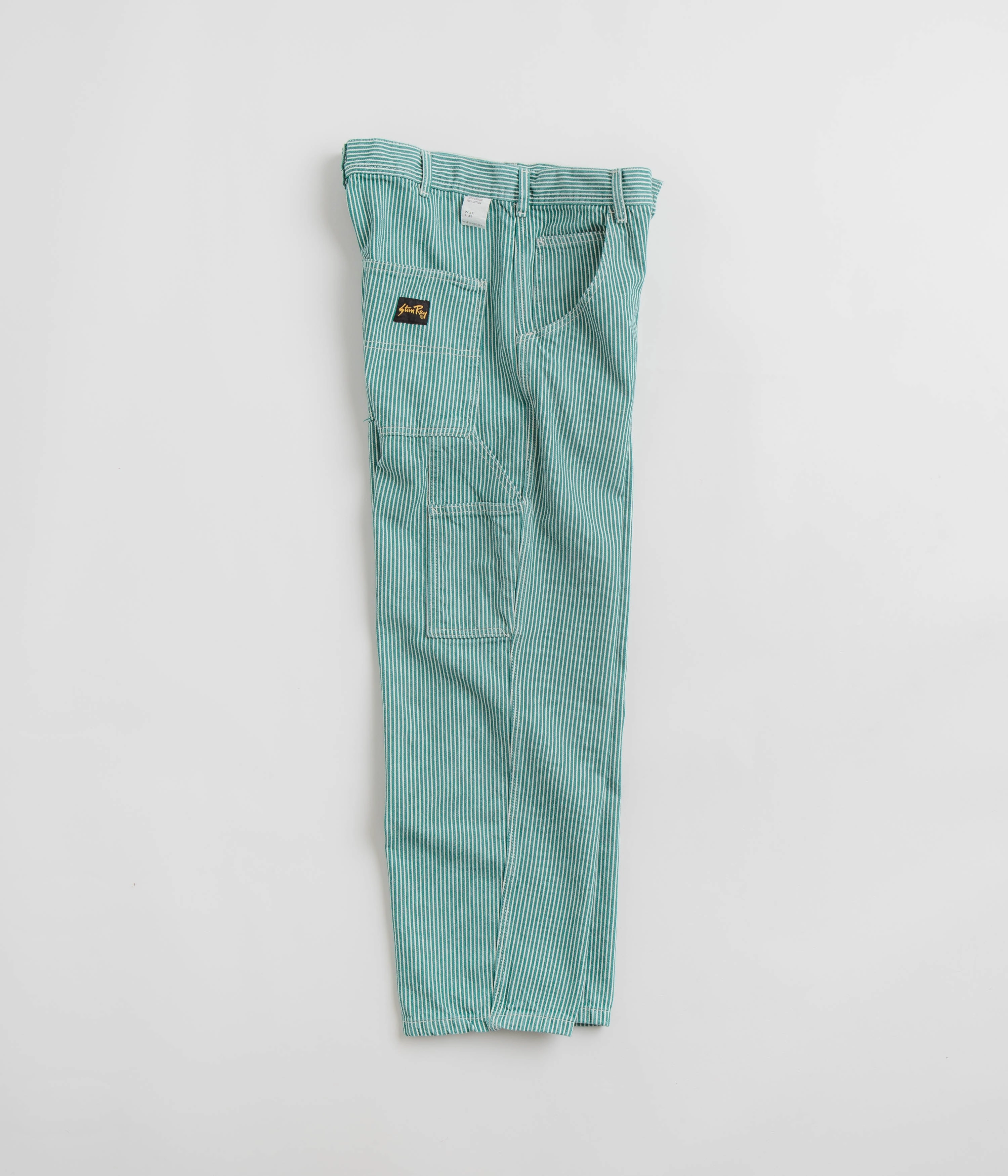 Stan Ray Big Job Painter Pants - Agave Stone Hickory SecureZipperClosures