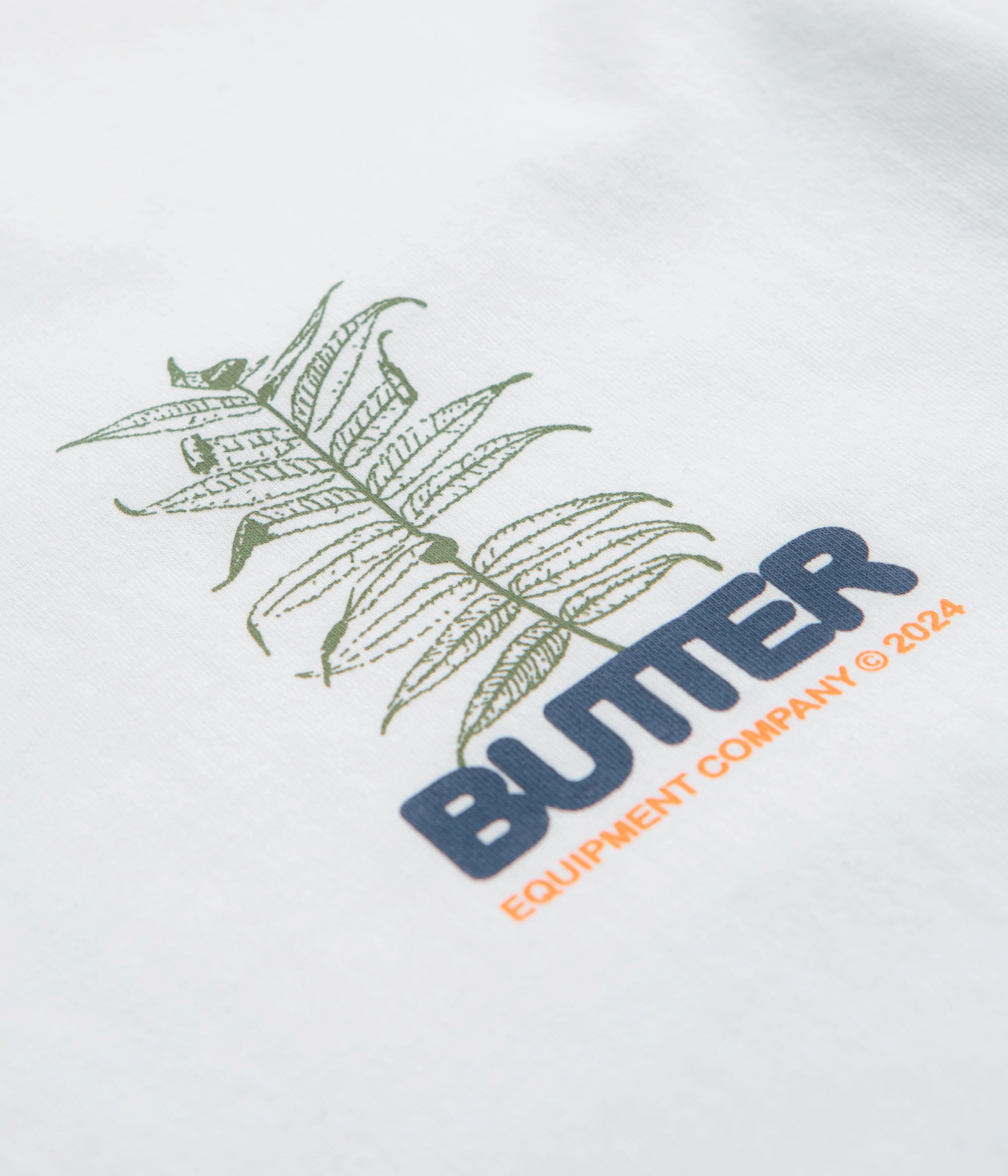 Butter Goods Earth T-Shirt - White Floral Print