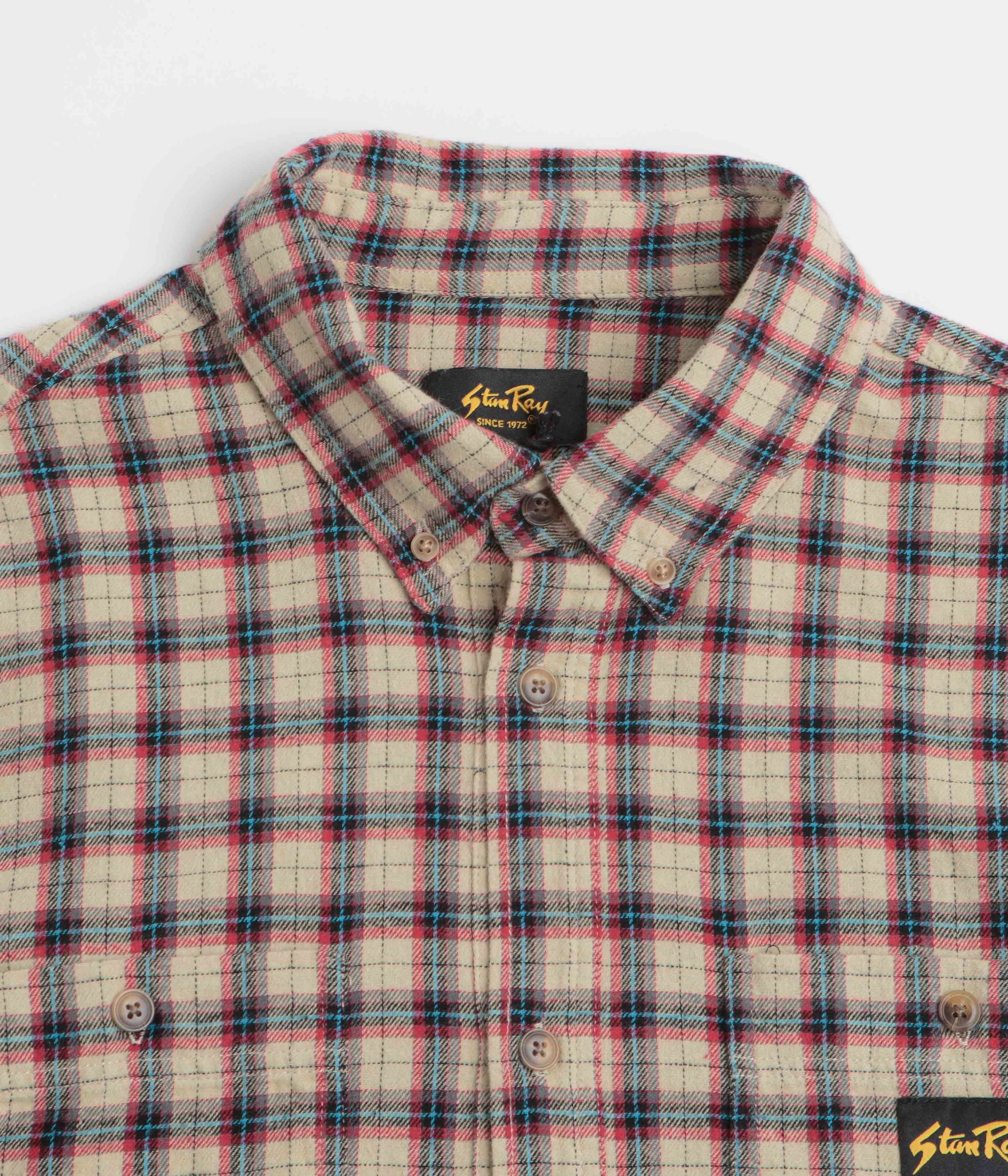 Designer Touch Stan Ray Flannel Shirt - Easy Natural Plaid