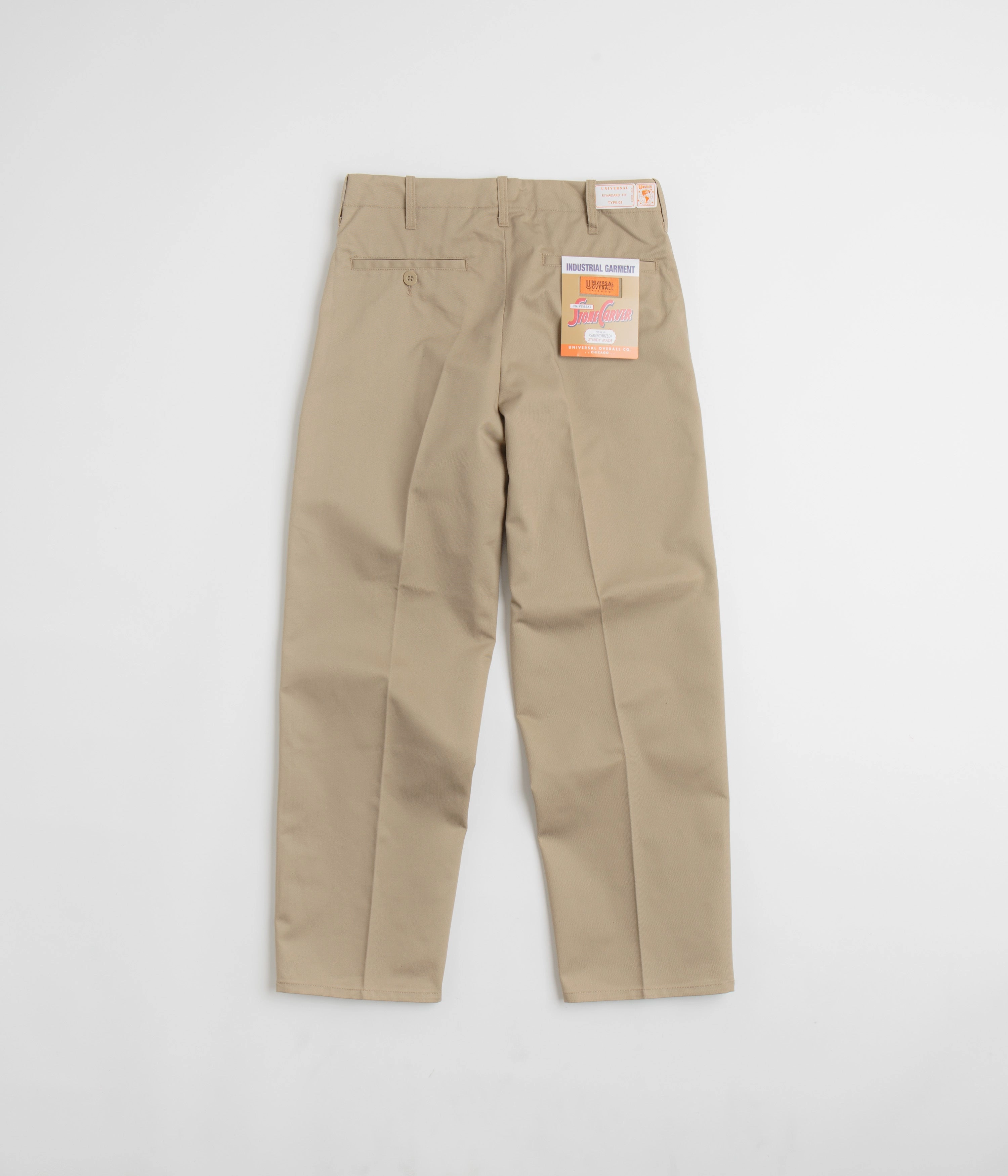 AntiStaticLining FrictionResistantEdging Universal Overall Type.03 Standard Pants - C Beige