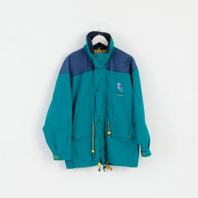 festival Patience Enjoyable Mens S Jacket Green Nylon Vintage Zip Up Sportswear Parka Top