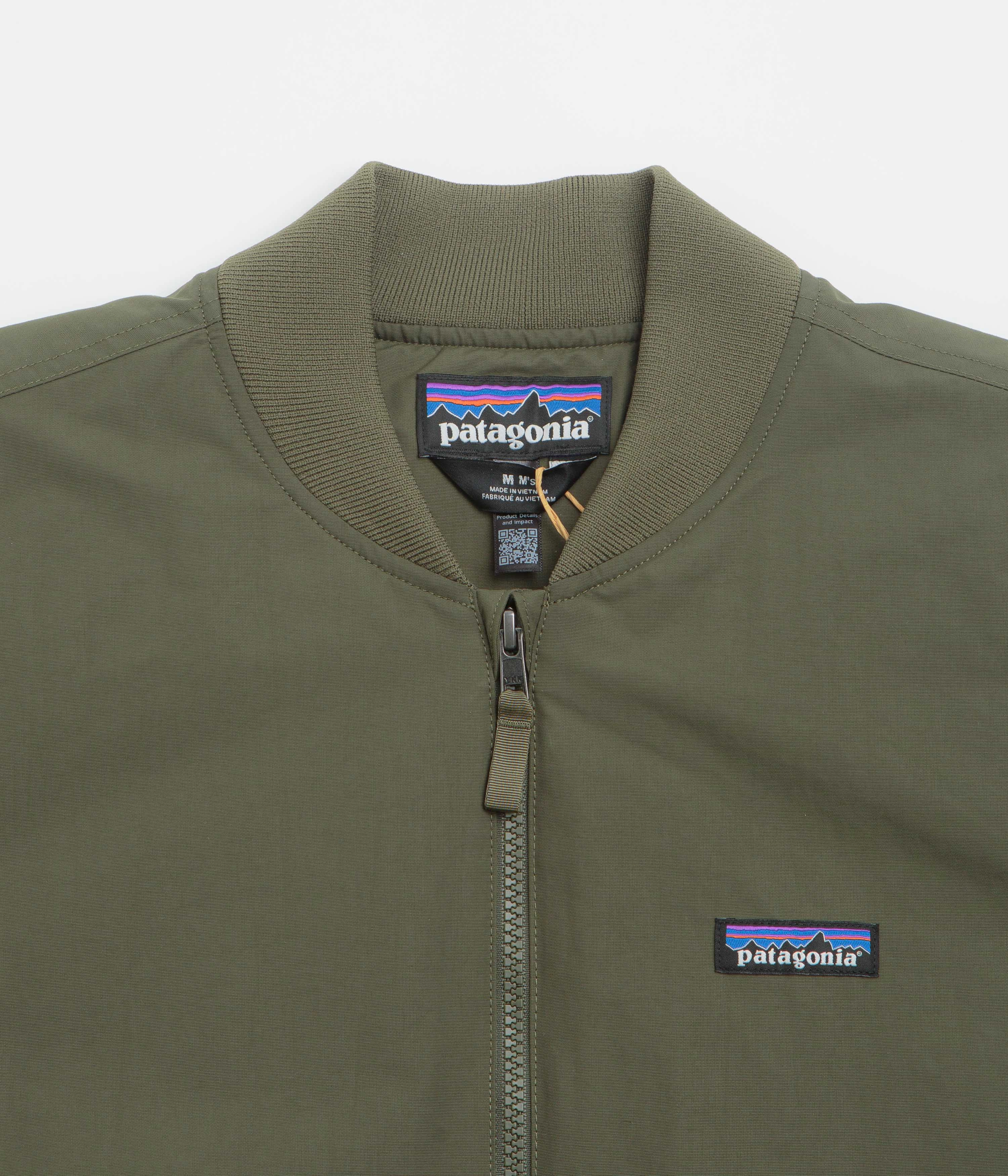 Recycled Material morning Patagonia Isthmus Deck Jacket - Basin Green