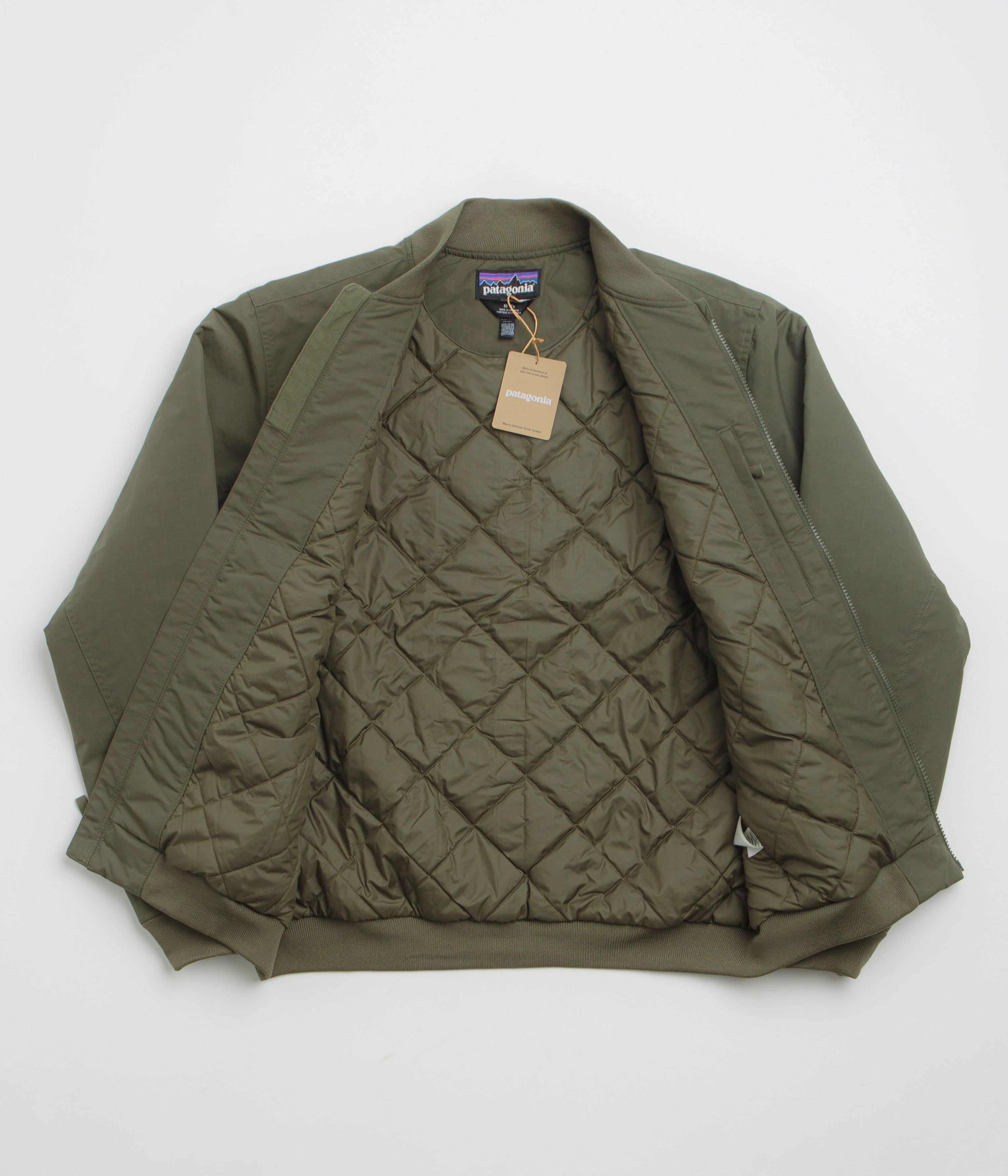 Patagonia Isthmus Deck Jacket - Basin Green Insulated Layer Ultra Thin Insulation