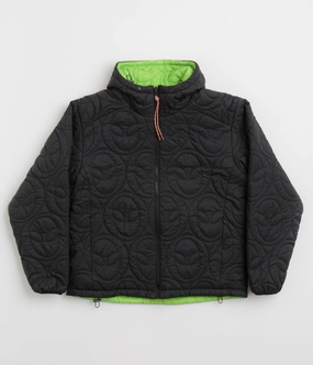 shopping Zip Off Detailing No Problemo Alien-O Quilted Liner Jacket - Black