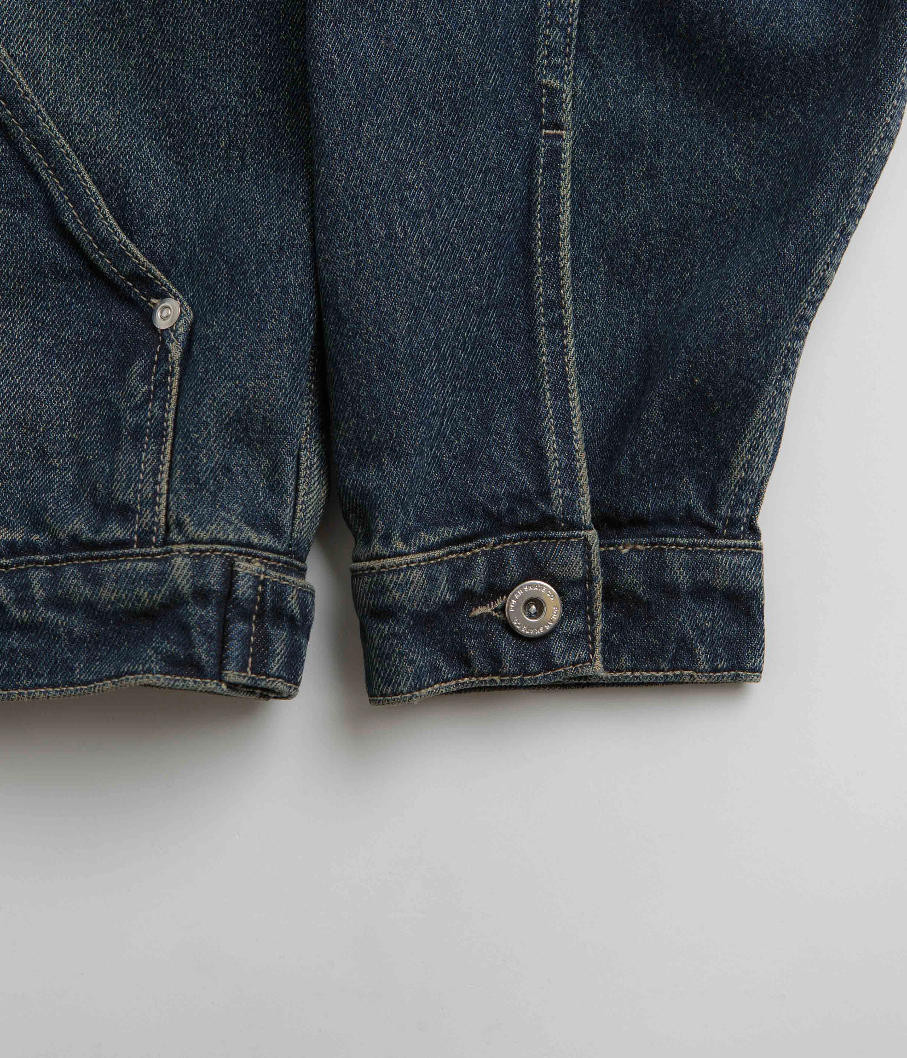 Dual Zipper System Stay Dry Polar Patrik Jacket - Dirty Blue