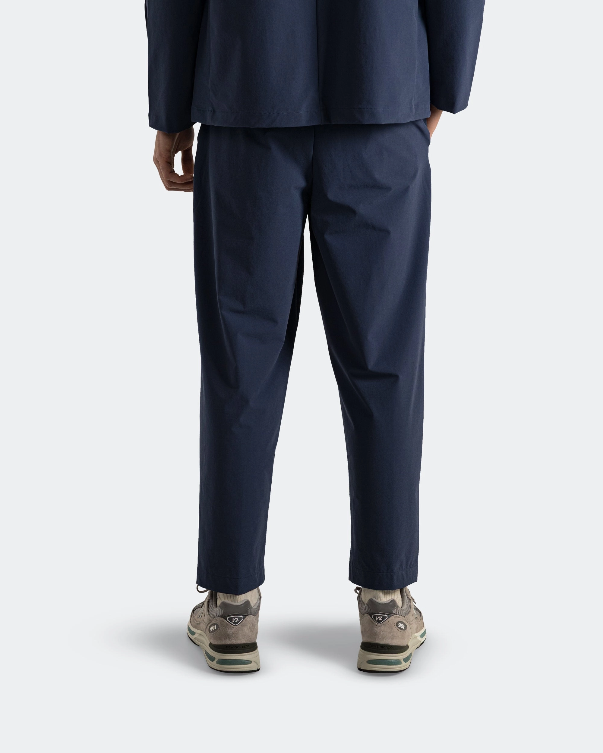 All-Day Wear Chic Look Tapered Pant - Navy