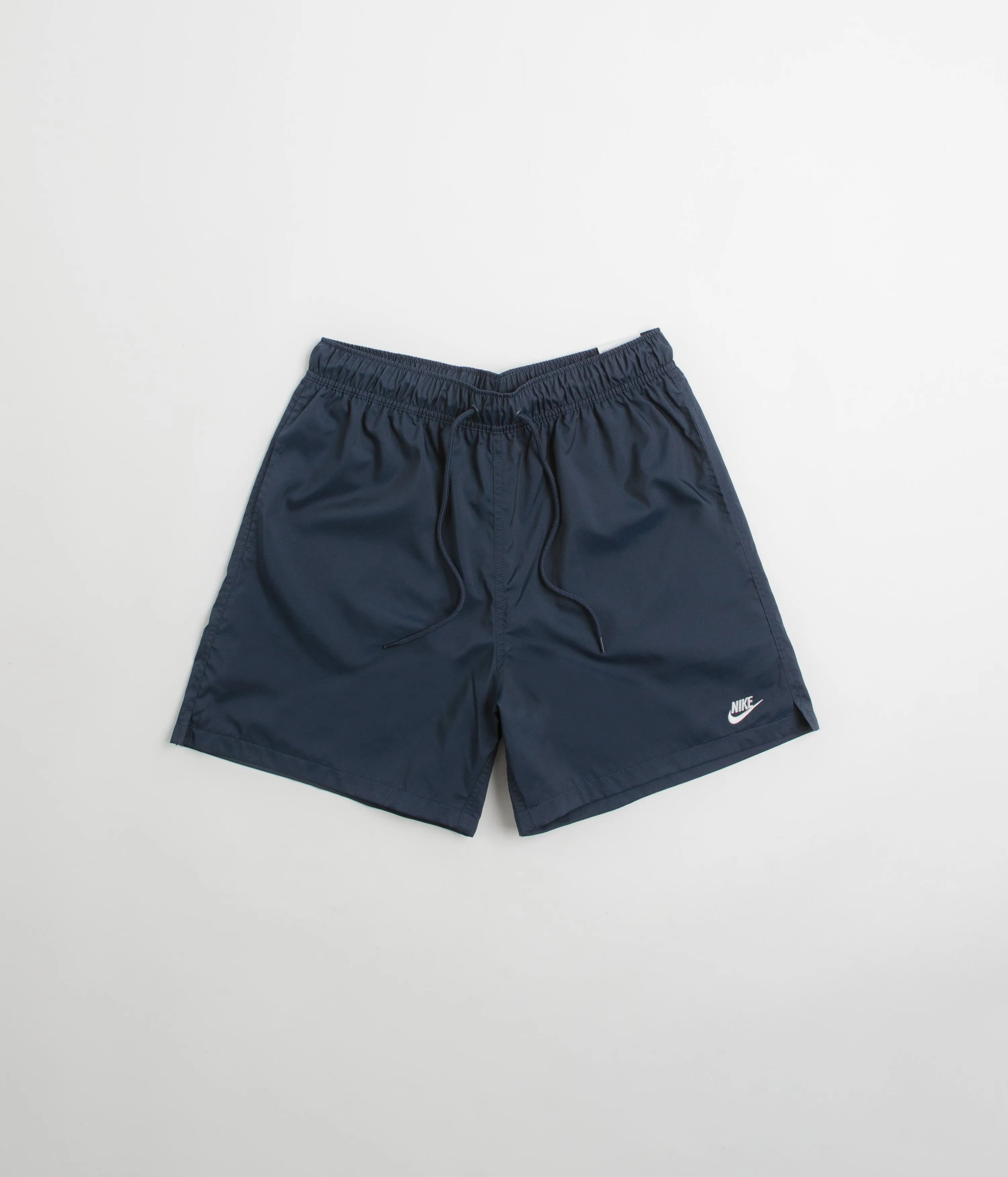 RollUpFasten fitness enthusiasts Nike Club Woven Flow Shorts - Obsidian / White