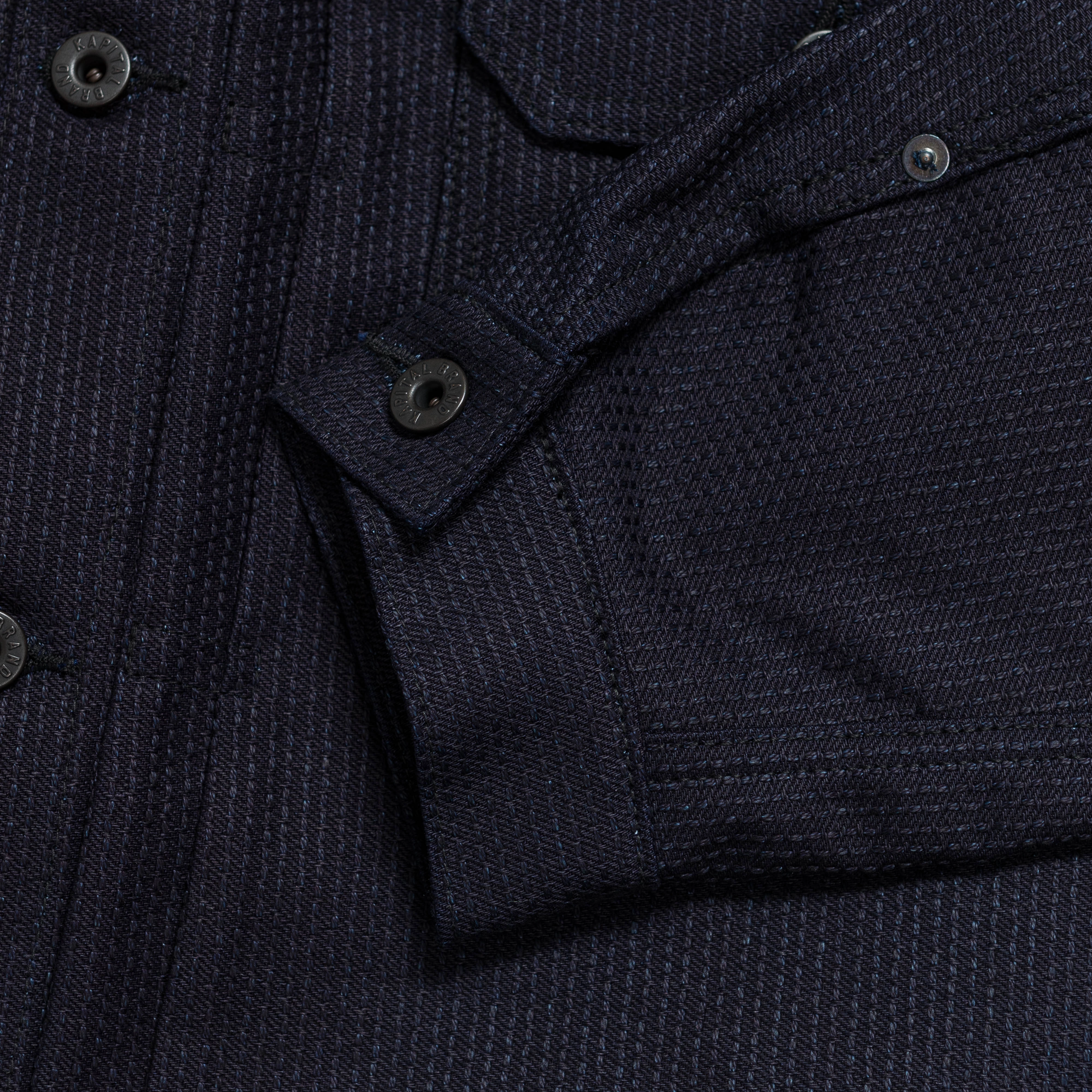 CENTURY DENIM No.1.2.3 1ST-JKT - No123 Embellished Trim Laser Cut Airflow Vents
