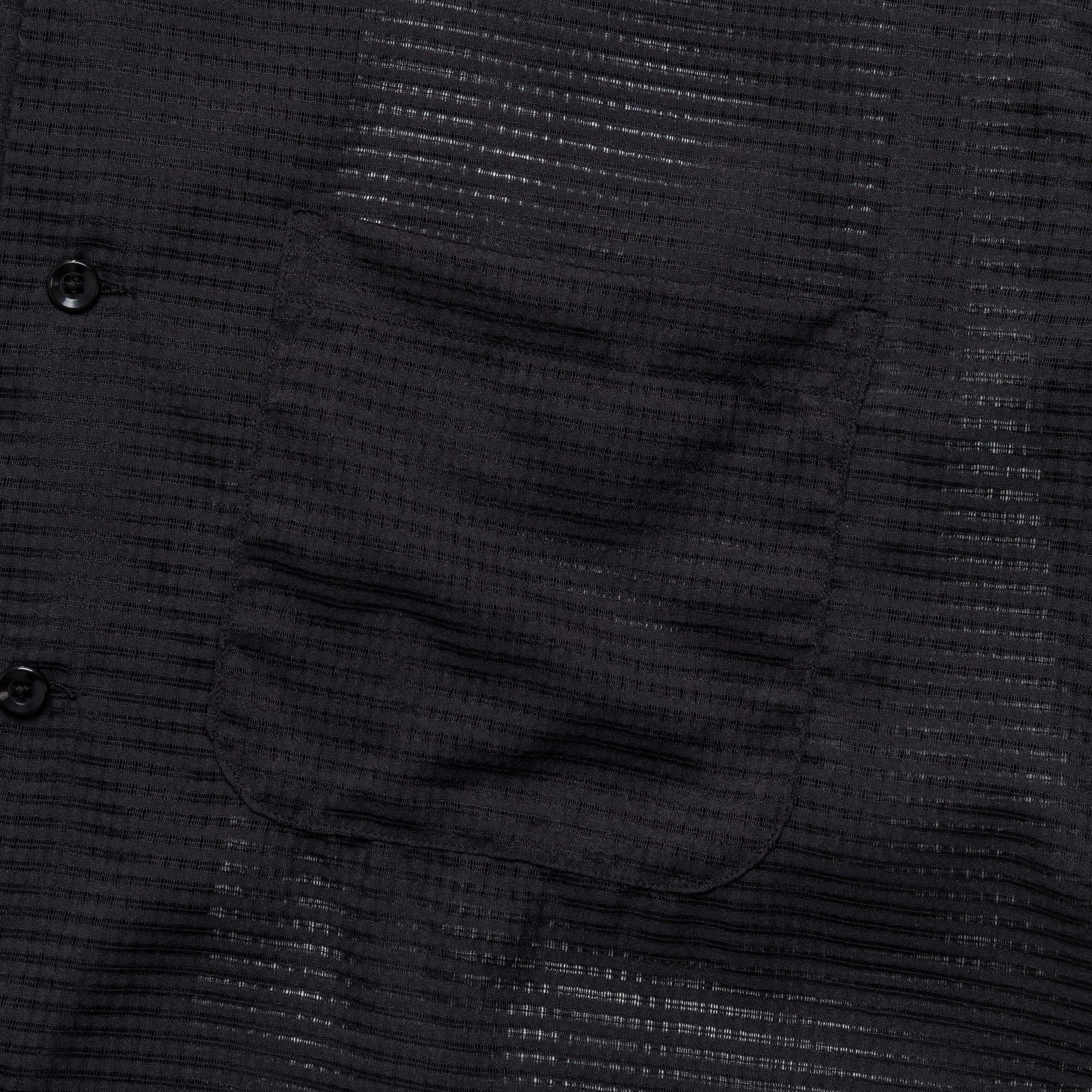 Open Collar Mesh SS Shirt - Black Mountain Escape Urban Edge