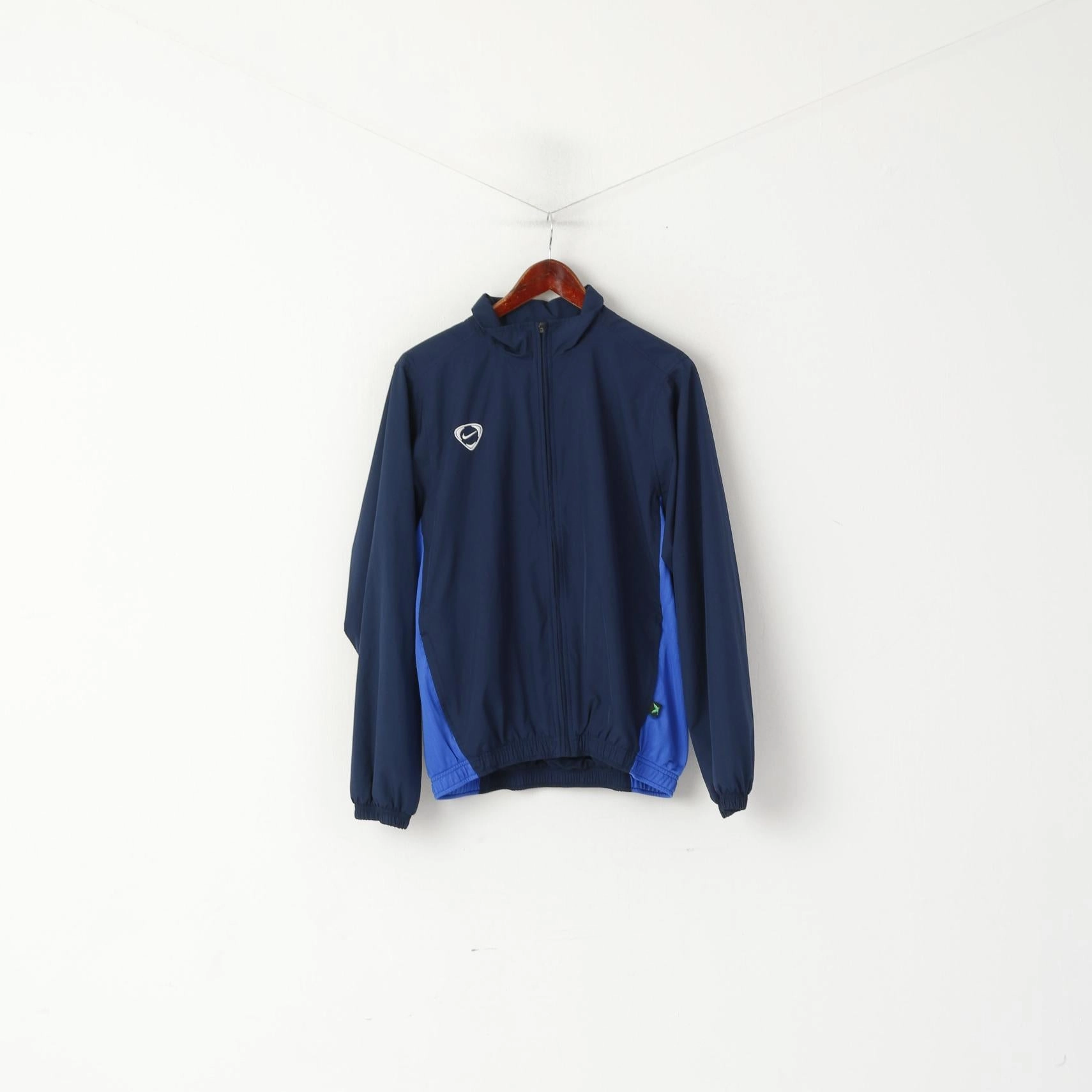 Puncture Resistant Material Nike Men M 178  Jacket Navy Training Full Zipper Sportswear Lightweight Track Top