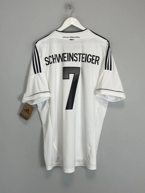 2012/13 GERMANY SCHWEINSTEIGER #7 *BNWT* HOME SHIRT (XL) ADIDAS Ergonomic Cut