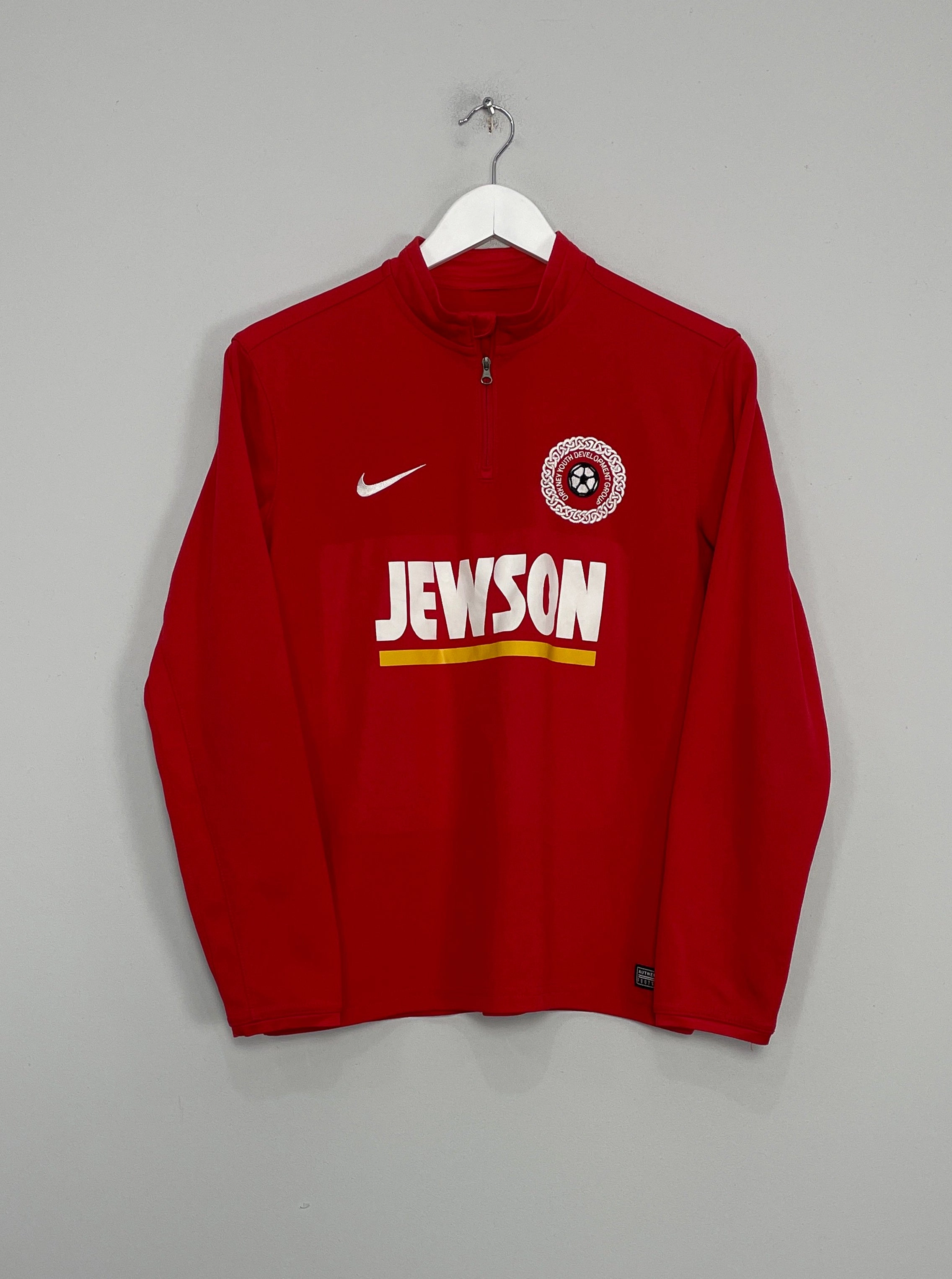 2017/18 ORKNEY YOUTH ACADEMY 1/4 ZIP TRAINING TOP (S) NIKE Versatile Clothing fantasy