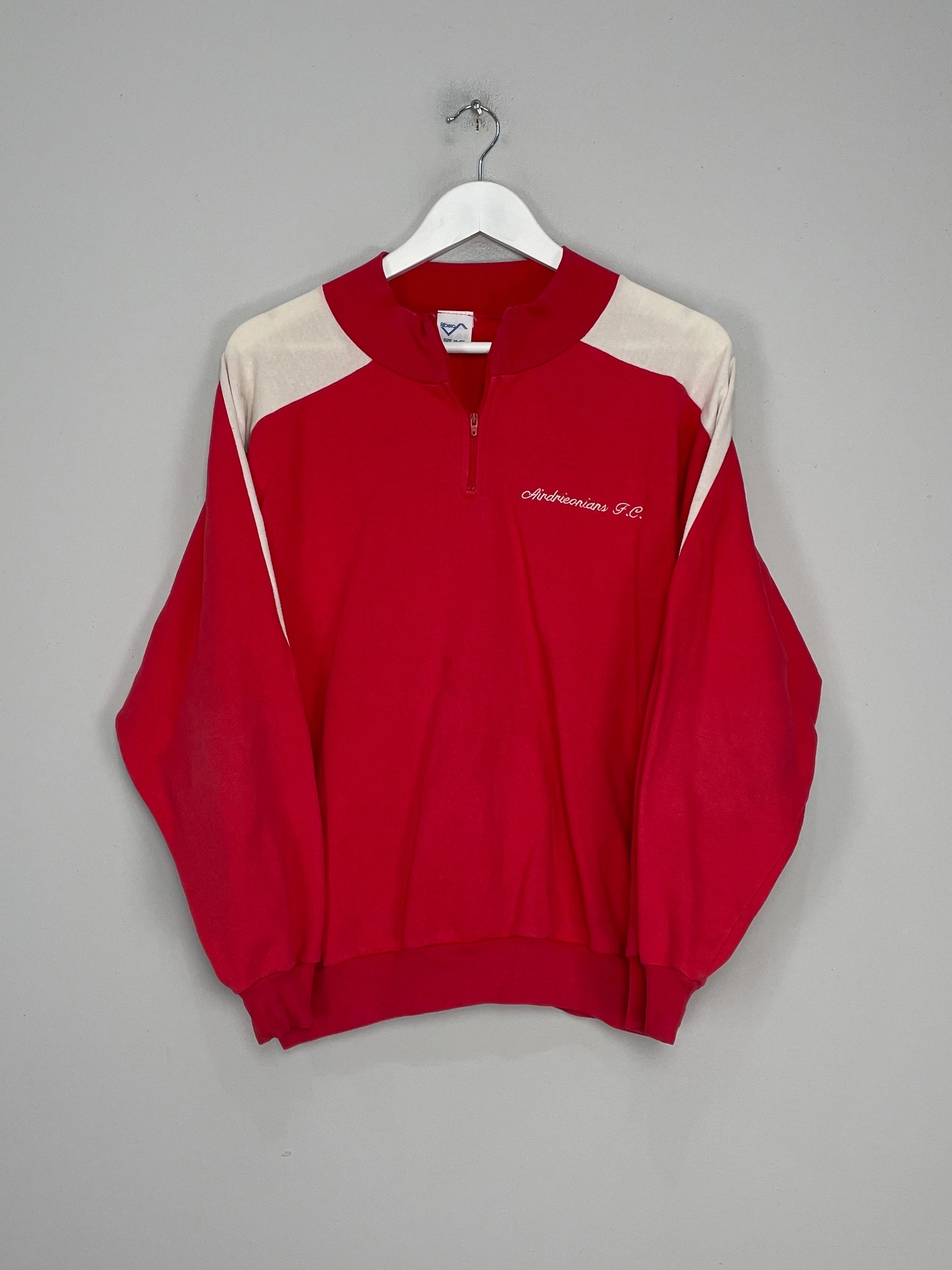 HighVisibilityTrims 1990/91 AIRDRIEONIANS 1/4 ZIP JUMPER (M) RIBERO