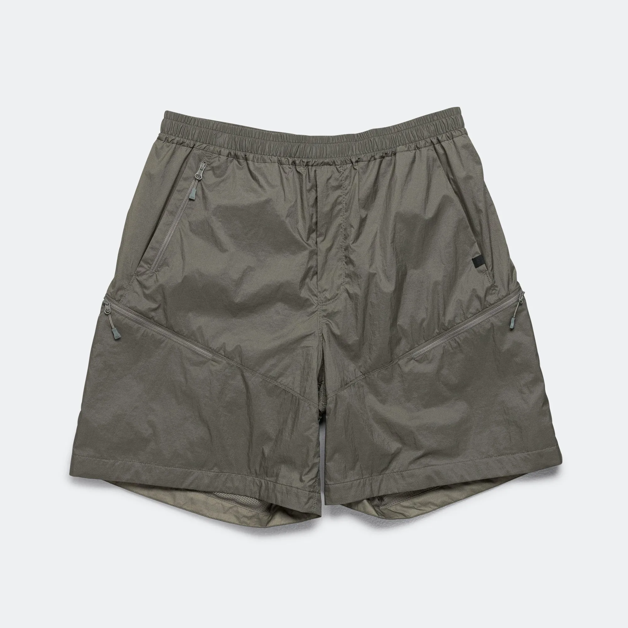 Tech Wind Shell Shorts - Wolfgray Playful Style