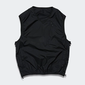 Tech Reversible Field Vest - Black Thermal Regulating Hoodie Mesh Venting